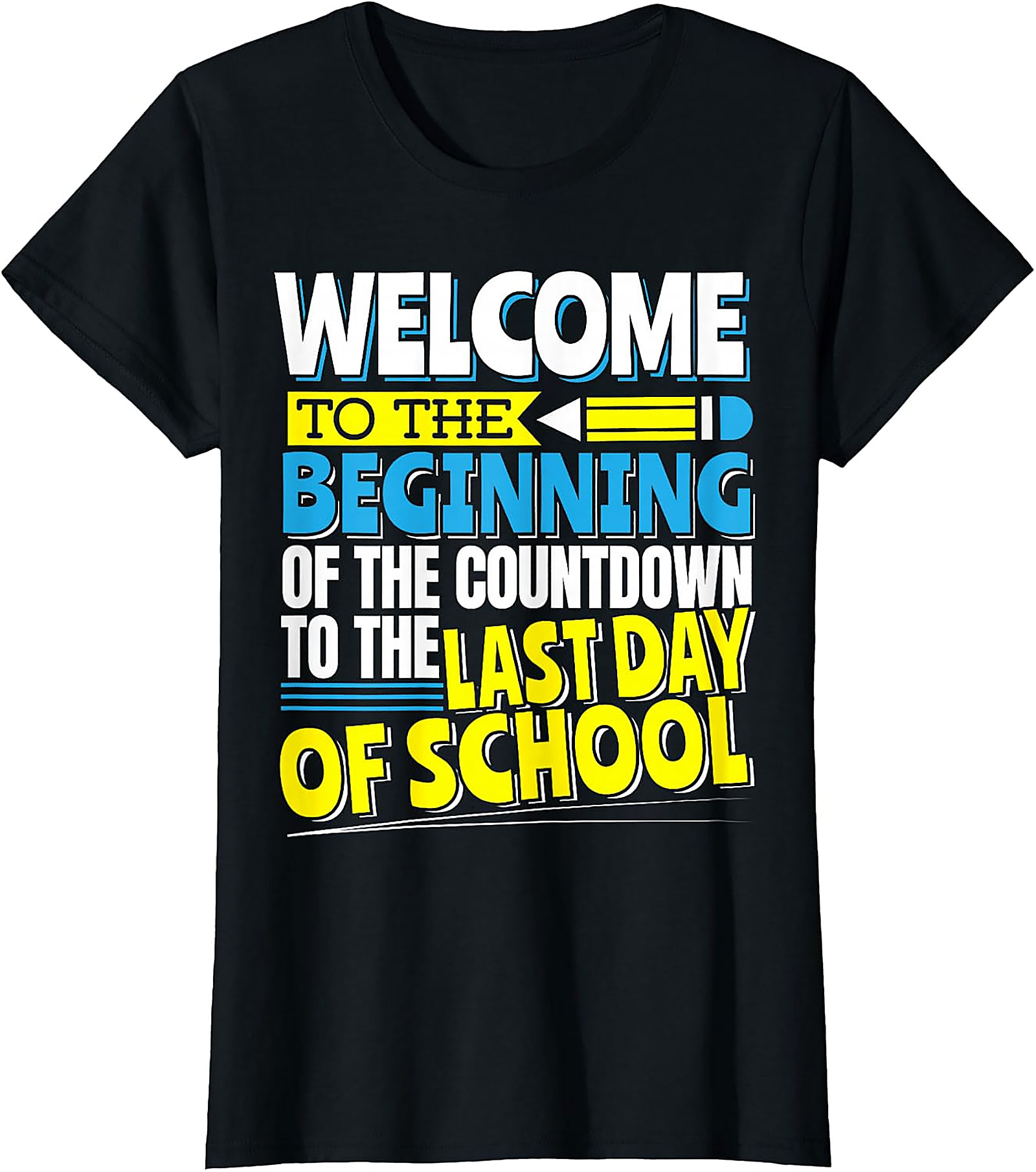 Last Day of School Countdown T-Shirt | Funny Teacher Tee