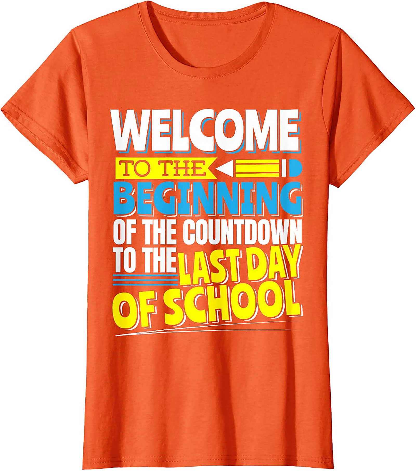 Last Day of School Countdown T-Shirt | Funny Teacher Tee