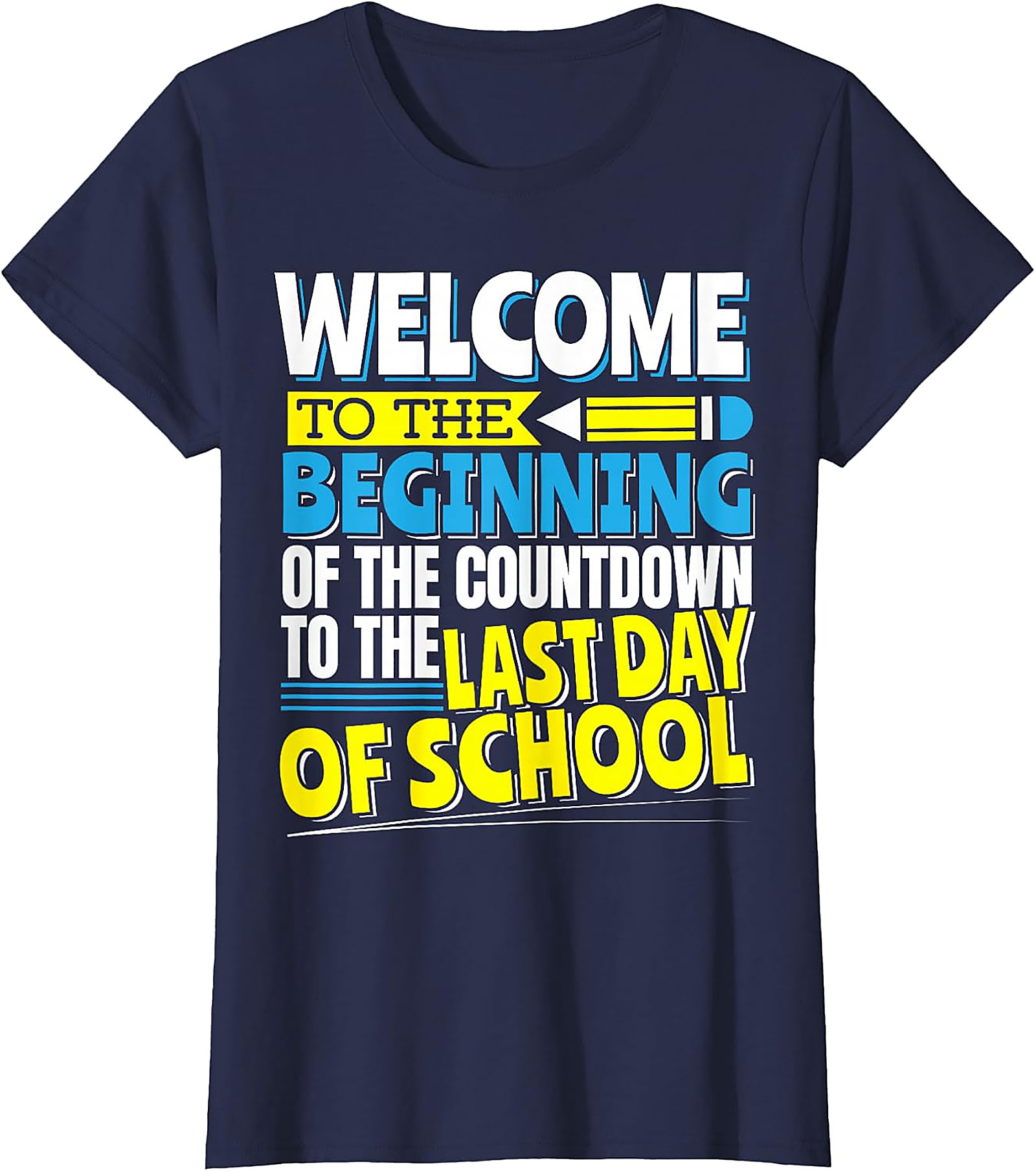 Last Day of School Countdown T-Shirt | Funny Teacher Tee