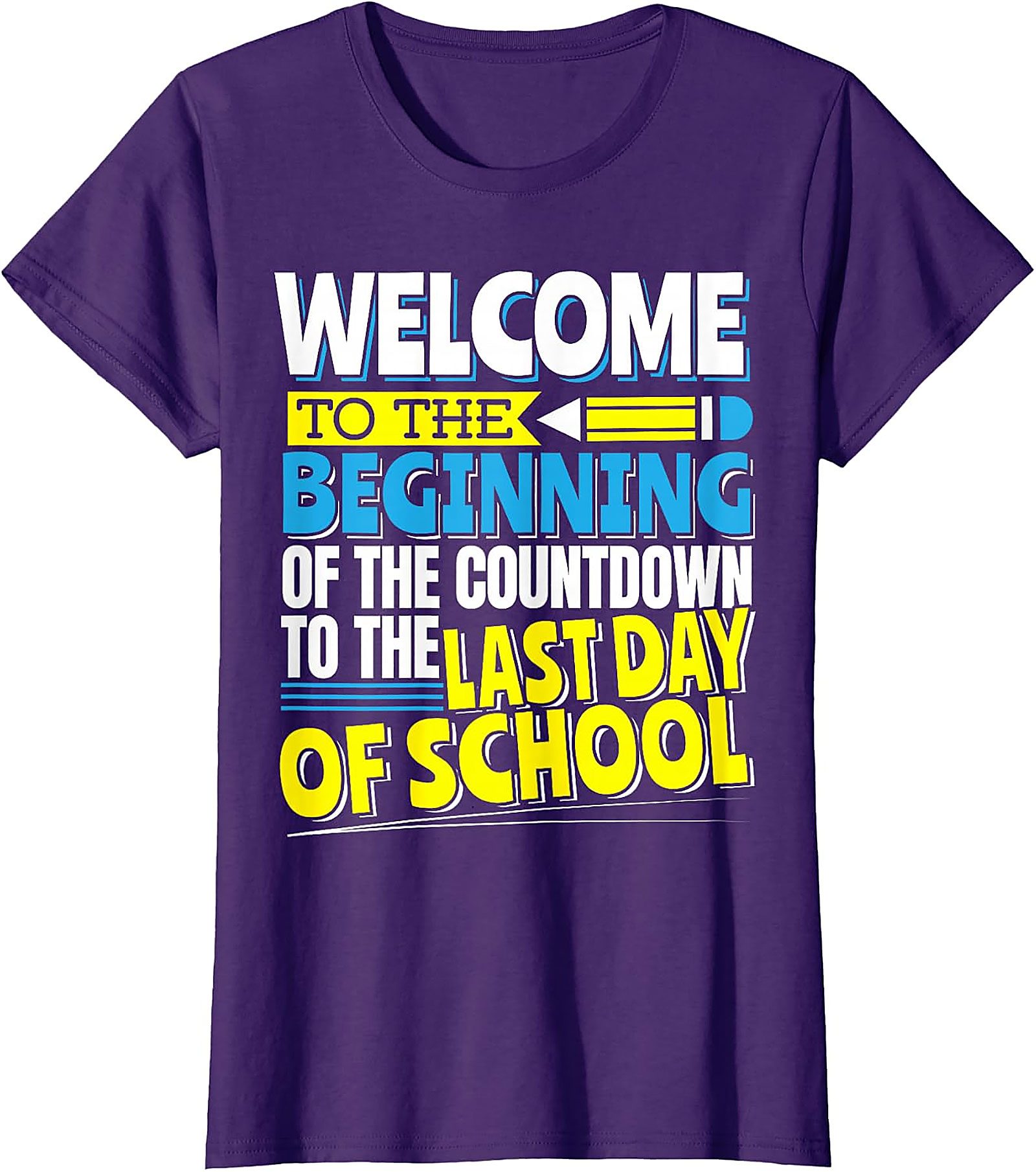 Last Day of School Countdown T-Shirt | Funny Teacher Tee