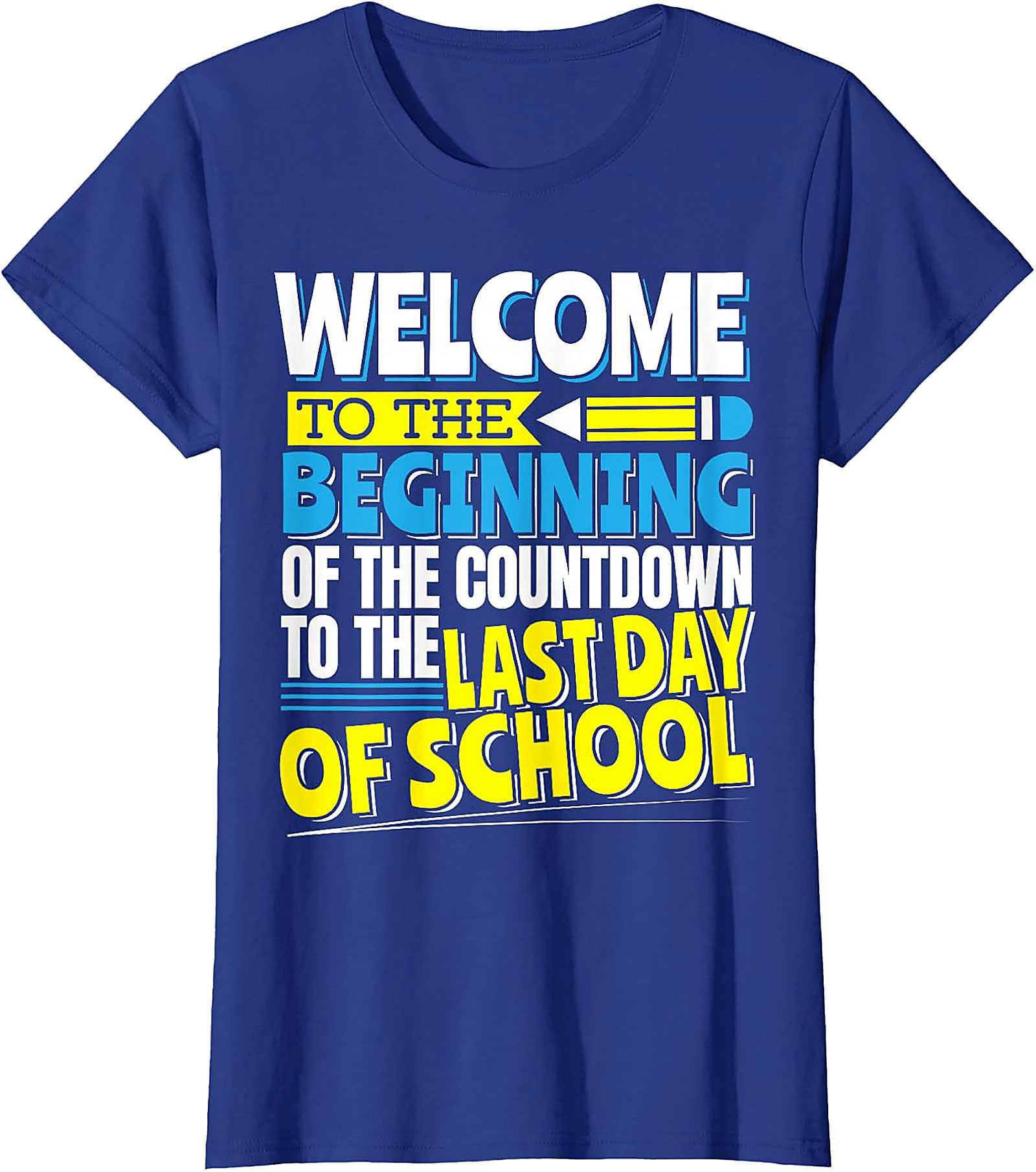 Last Day of School Countdown T-Shirt | Funny Teacher Tee