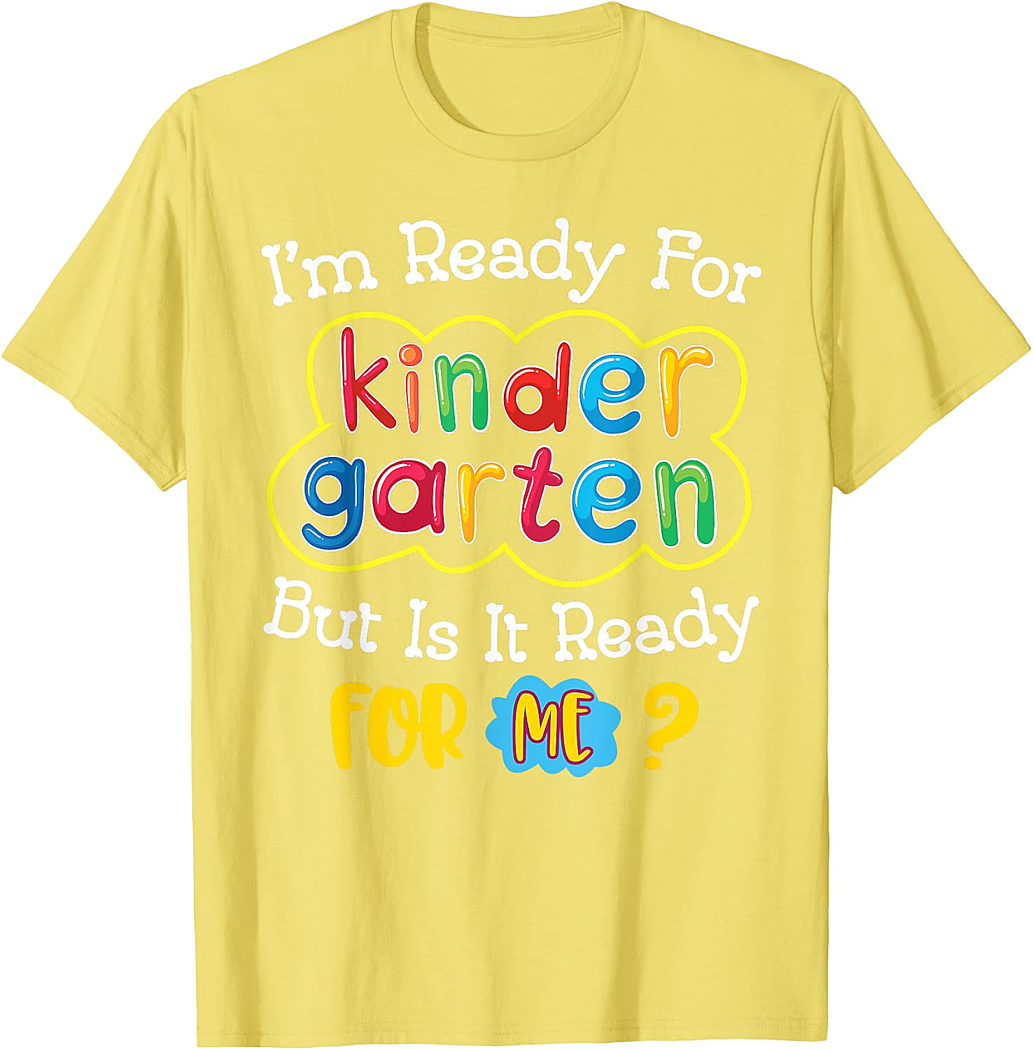 Kids First Day of Kindergarten Funny Back to School T-Shirt