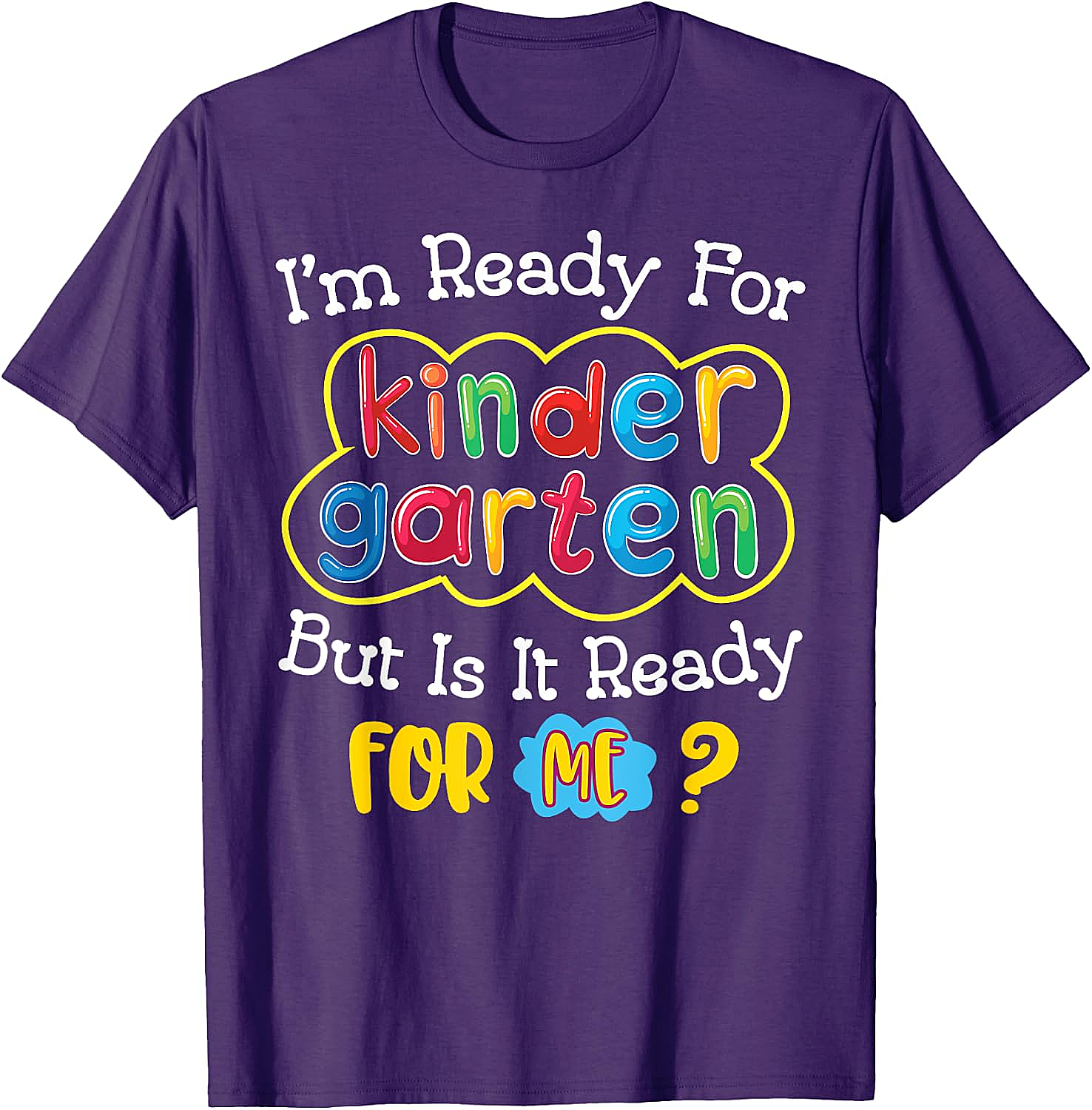  Kids First Day of Kindergarten Funny Back to School T-Shirt