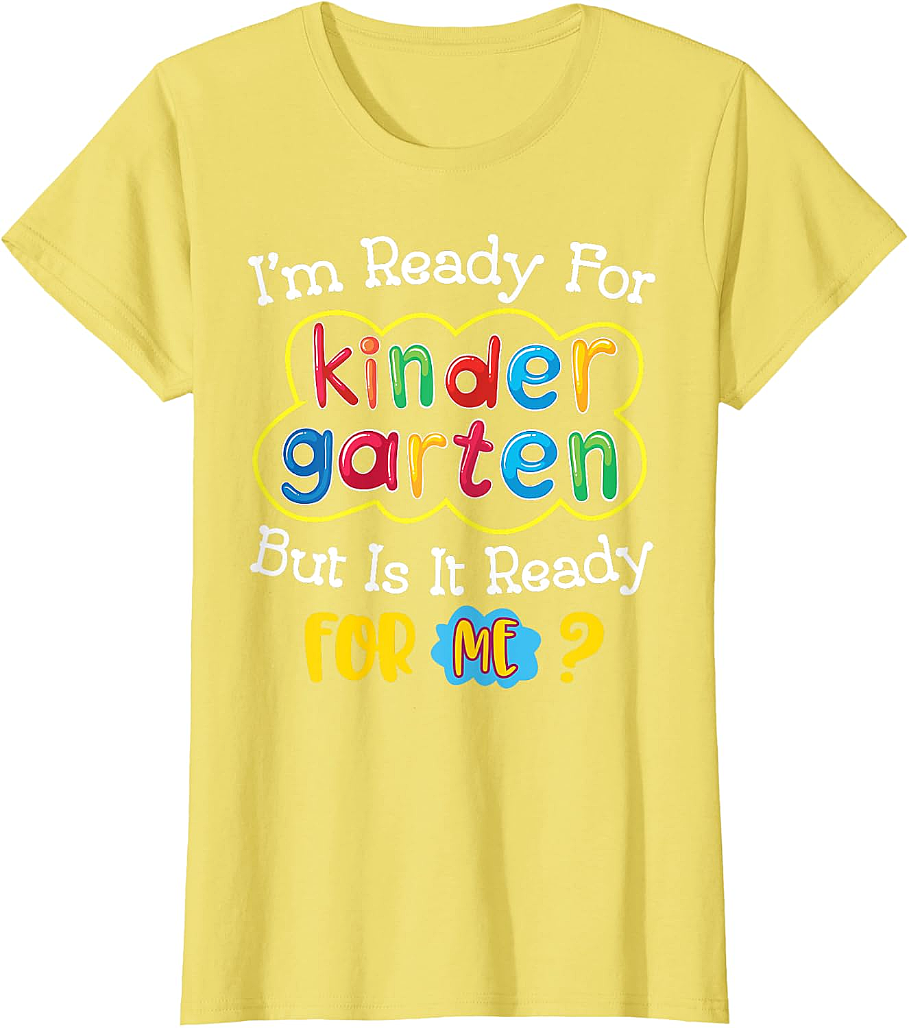  Kids First Day of Kindergarten Funny Back to School T-Shirt