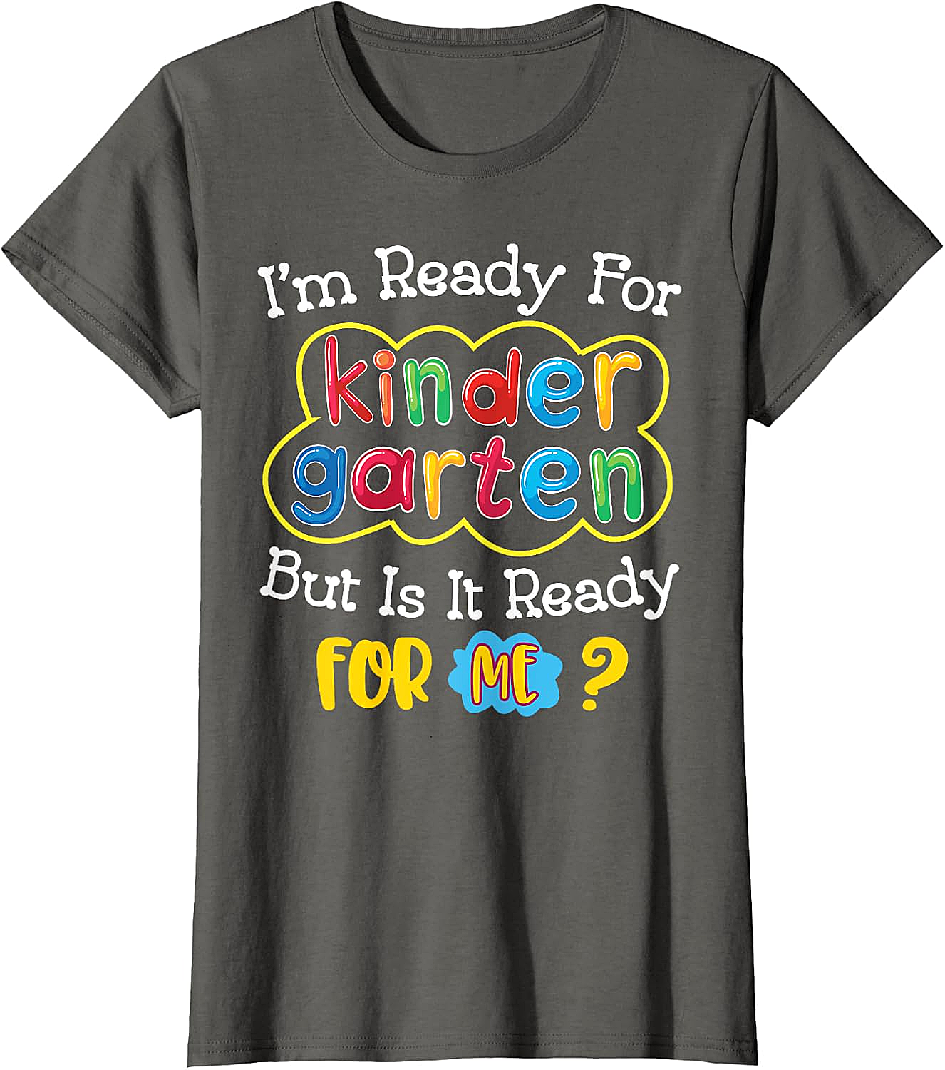  Kids First Day of Kindergarten Funny Back to School T-Shirt