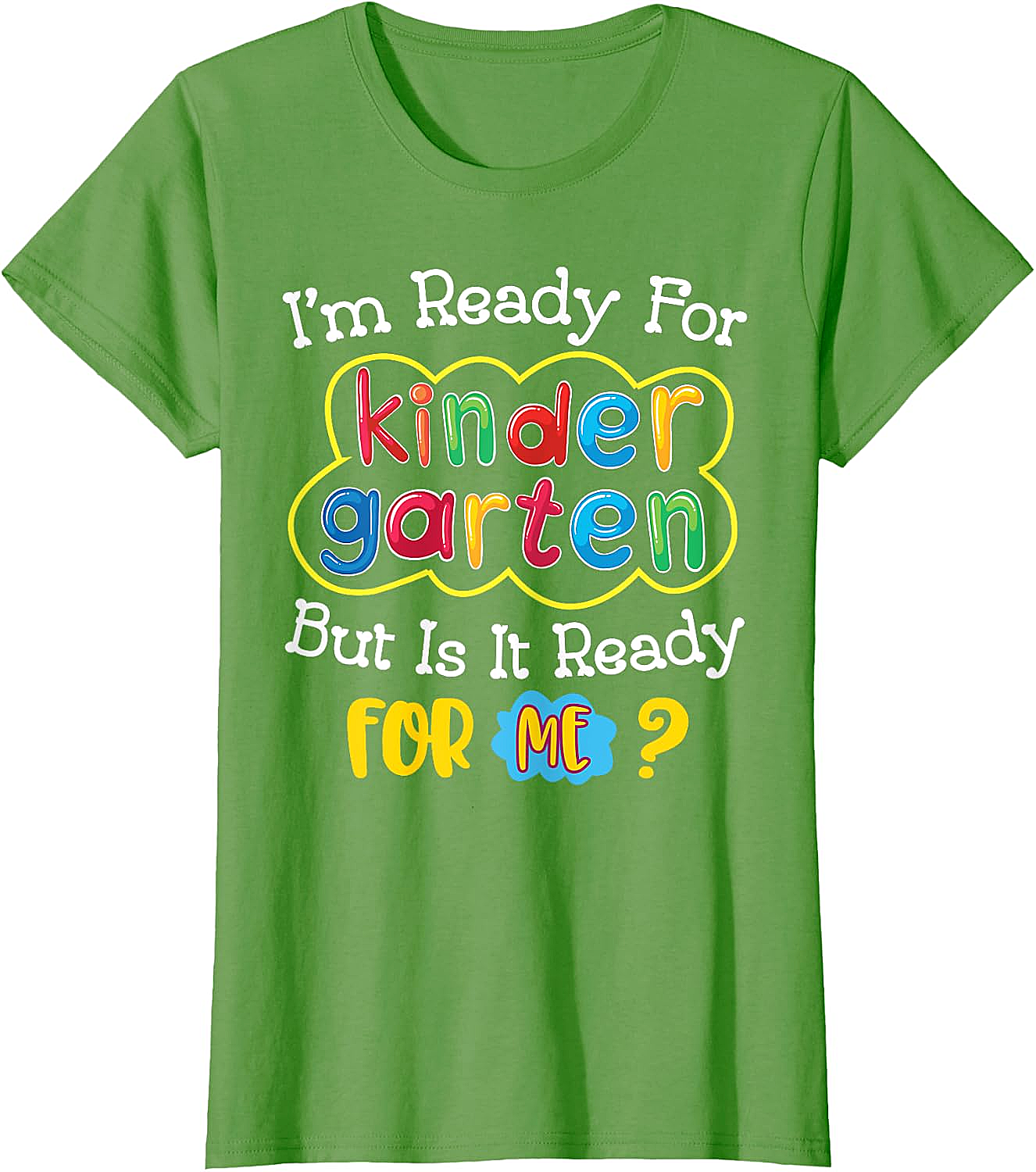  Kids First Day of Kindergarten Funny Back to School T-Shirt