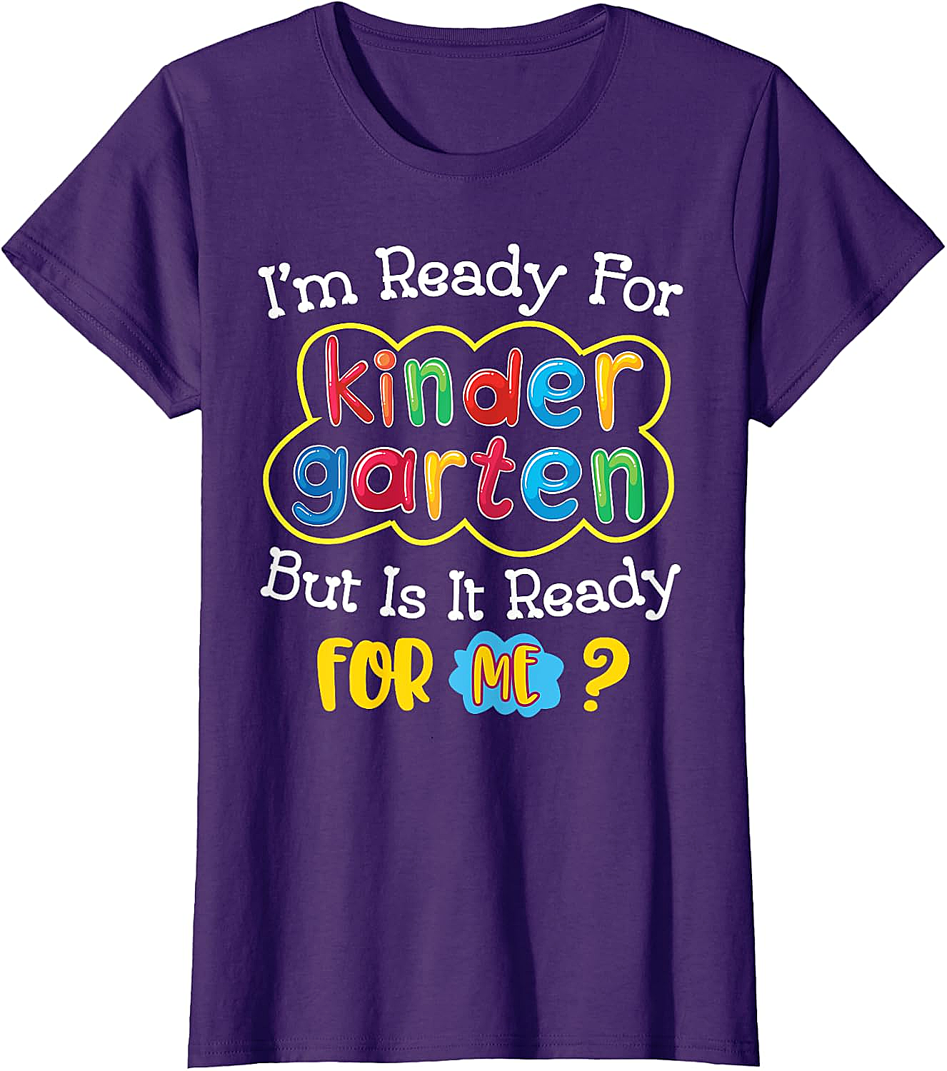 Kids First Day of Kindergarten Funny Back to School T-Shirt