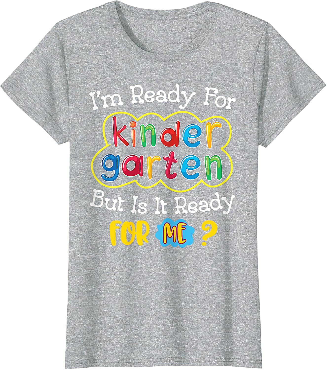  Kids First Day of Kindergarten Funny Back to School T-Shirt