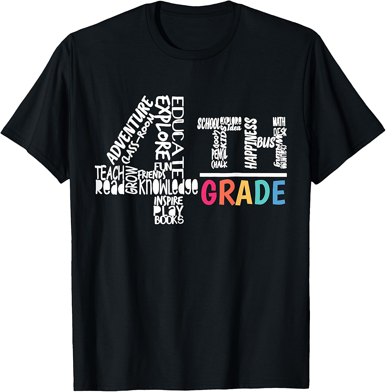 Funny 4th Grade Tee Shirt for Students - Back to School