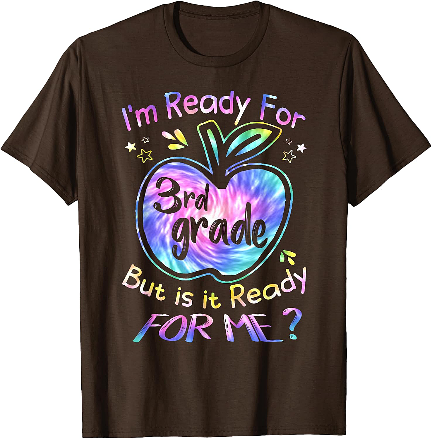  Ready for 3rd Grade Tie Dye T-Shirt Back to School Tee