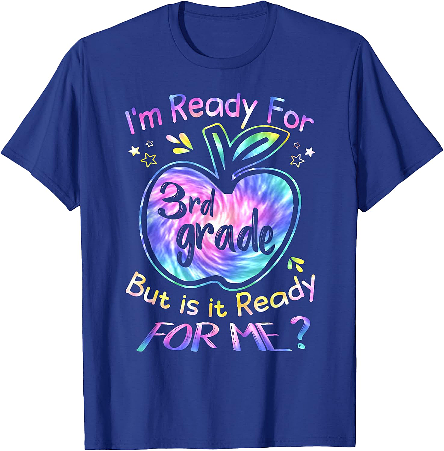  Ready for 3rd Grade Tie Dye T-Shirt Back to School Tee