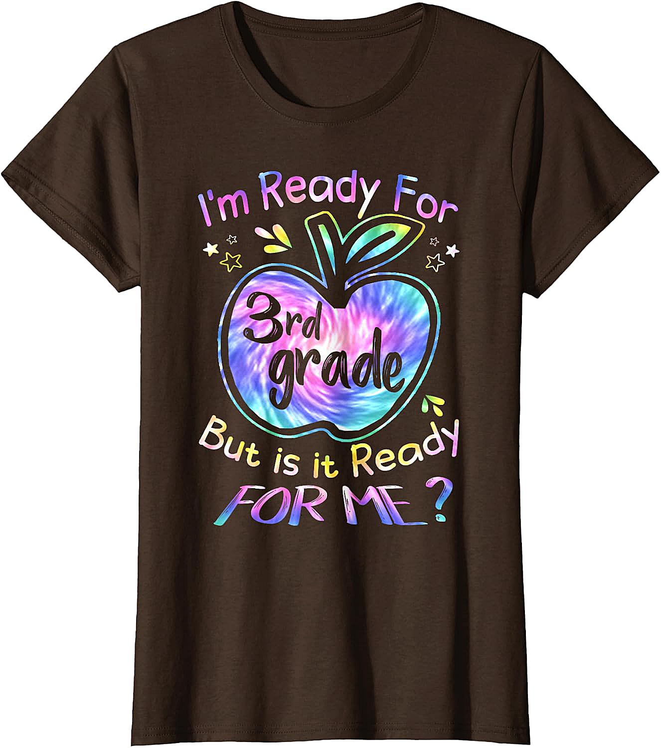  Ready for 3rd Grade Tie Dye T-Shirt Back to School Tee