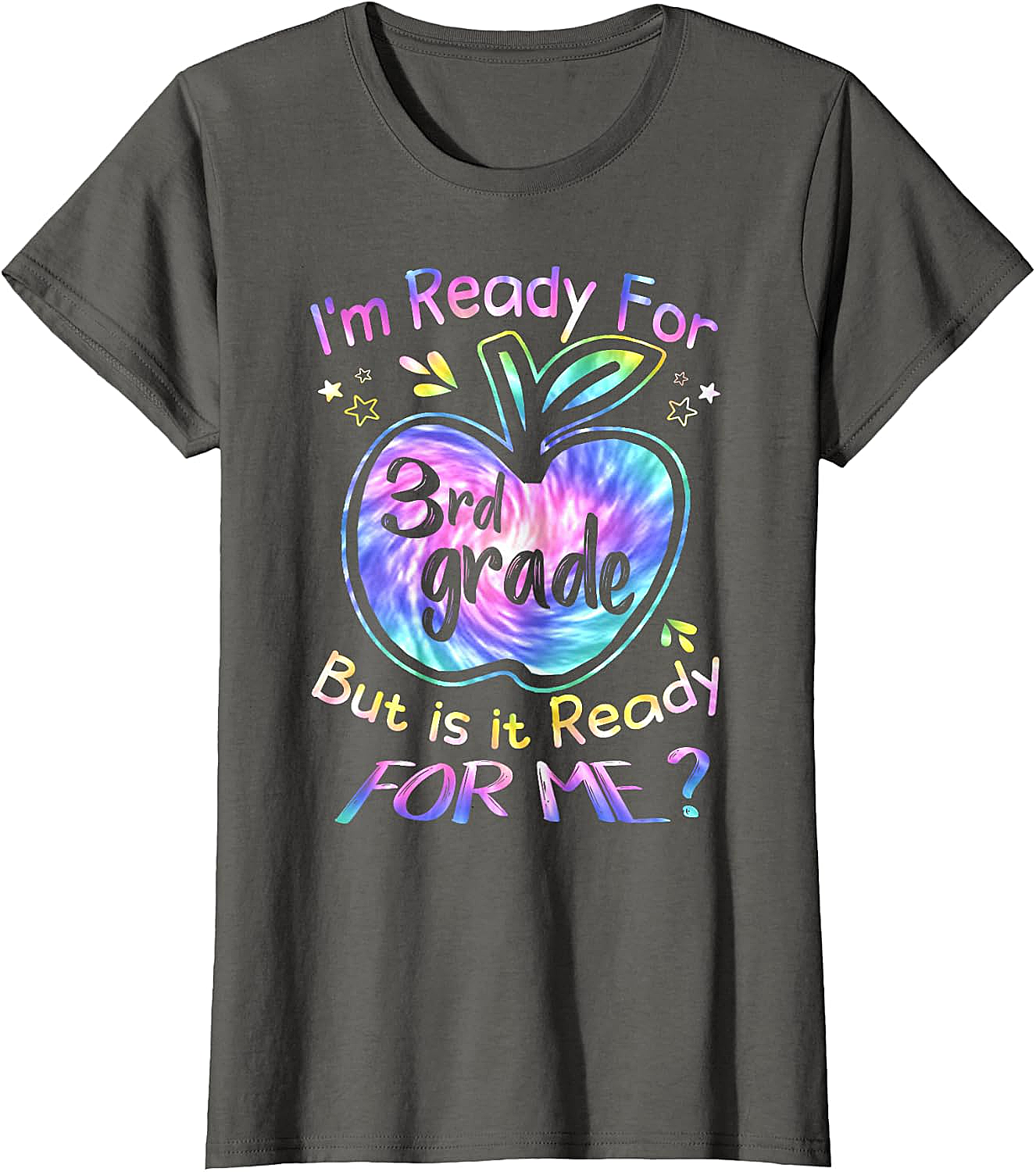  Ready for 3rd Grade Tie Dye T-Shirt Back to School Tee