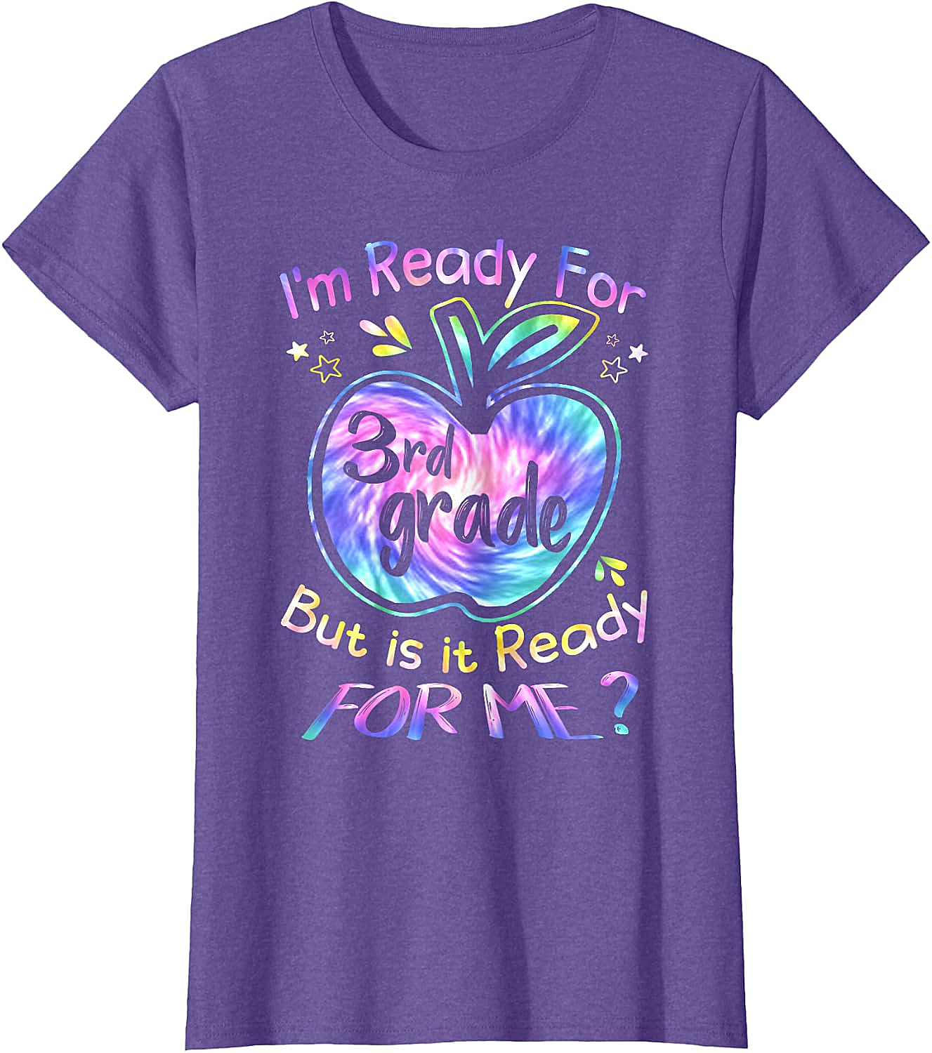  Ready for 3rd Grade Tie Dye T-Shirt Back to School Tee