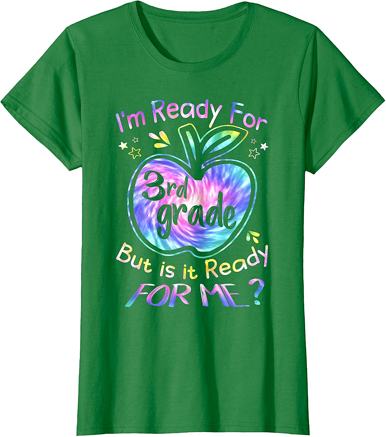  Ready for 3rd Grade Tie Dye T-Shirt Back to School Tee