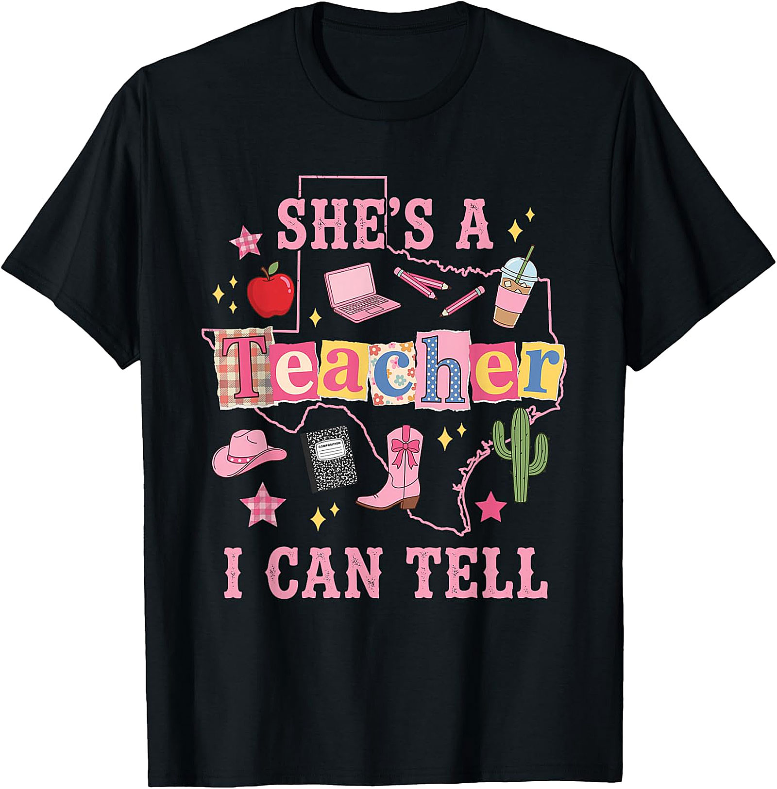 She's a Teacher T-Shirt | Funny Western Teacher Tee