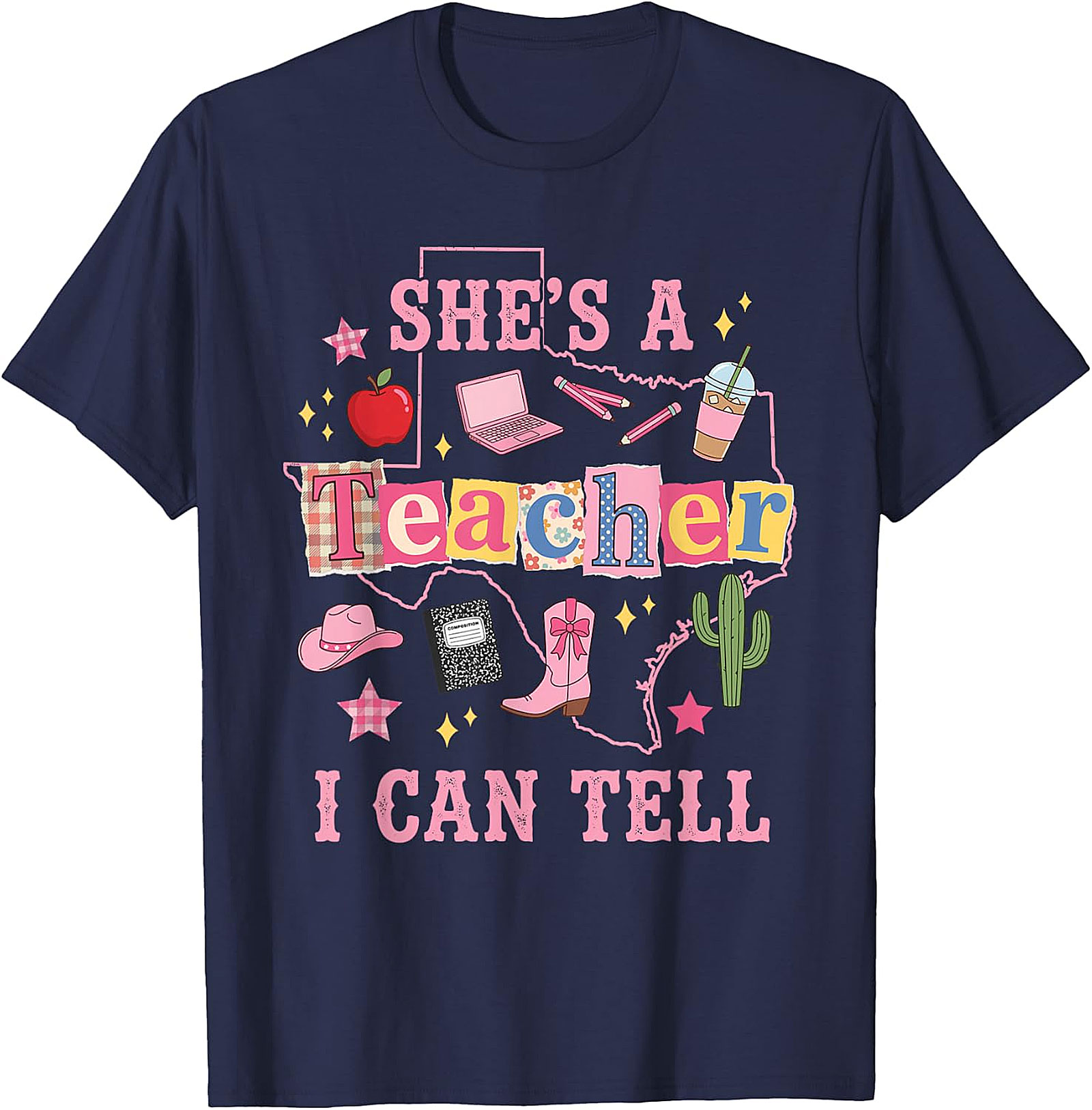 She's a Teacher T-Shirt | Funny Western Teacher Tee