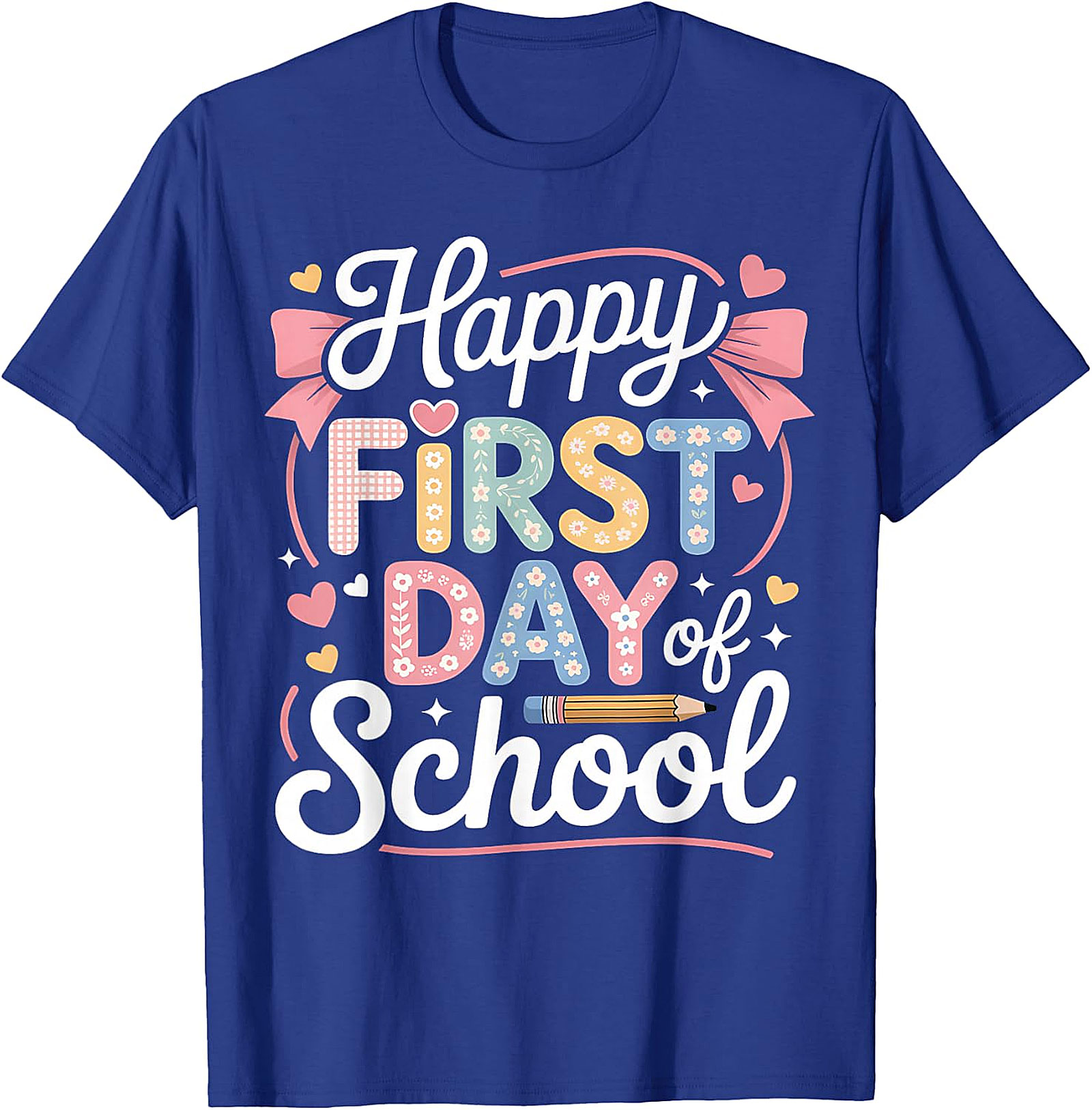 Happy First Day of School T-Shirt | Cute Teacher & Kids Tee