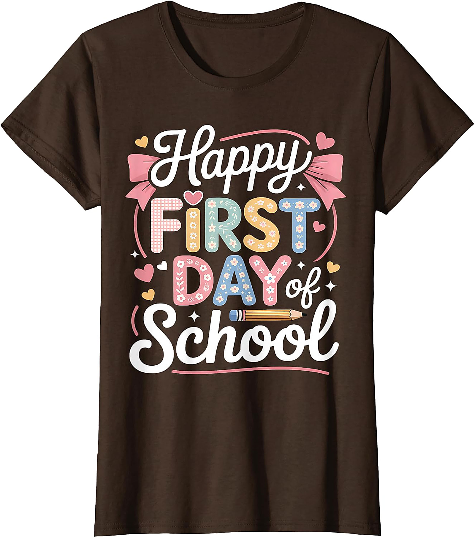 Happy First Day of School T-Shirt | Cute Teacher & Kids Tee