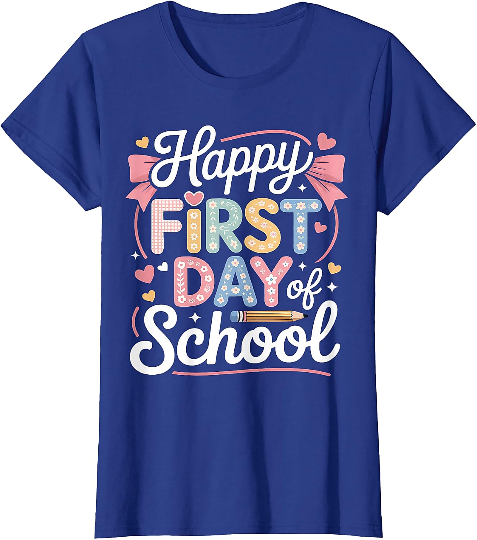 Happy First Day of School T-Shirt | Cute Teacher & Kids Tee