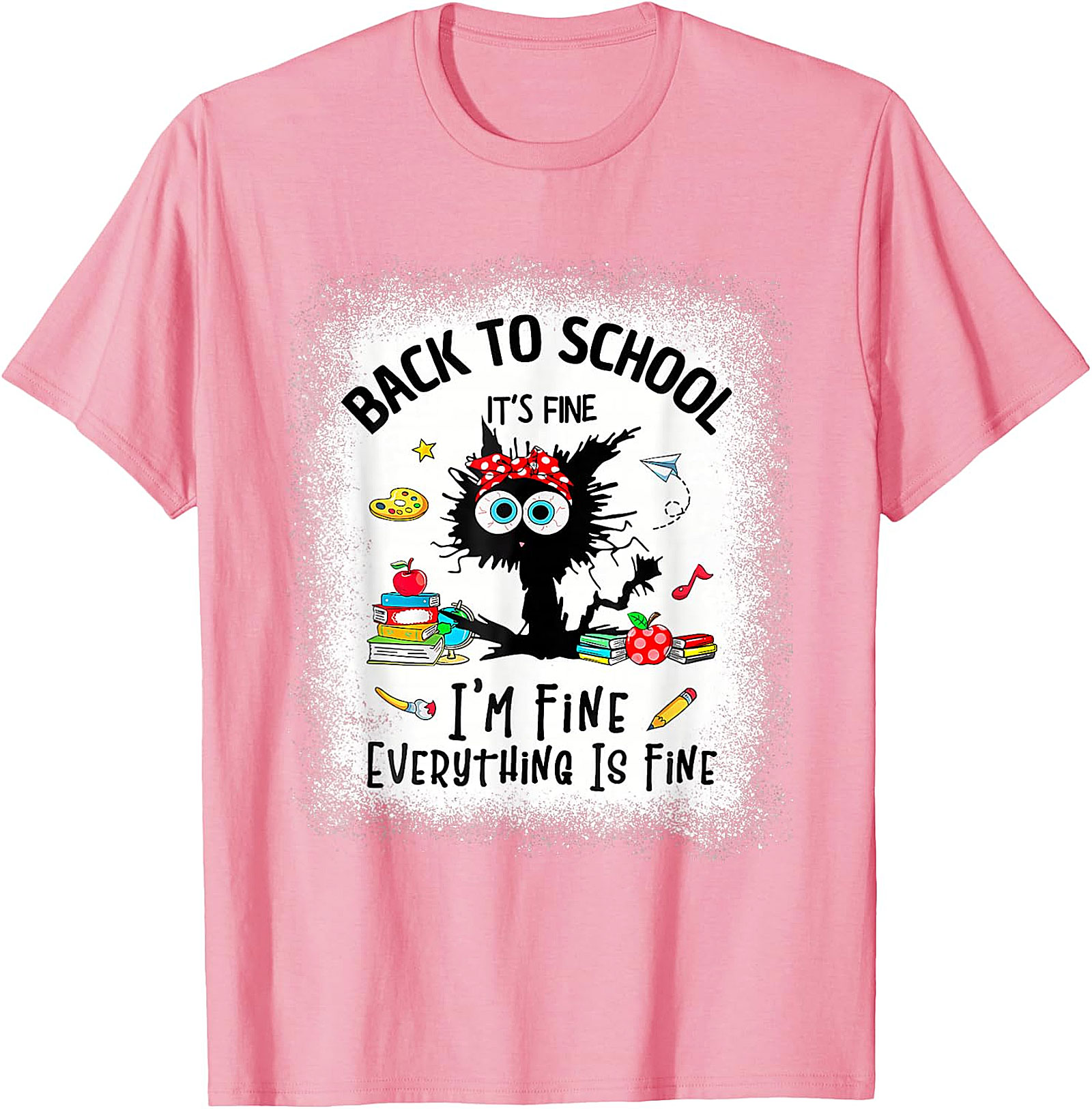 Funny Back to School Teacher Shirt | Cat Graphic Tee