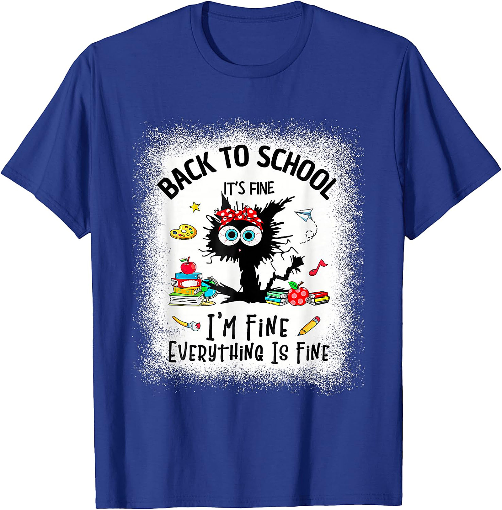 Funny Back to School Teacher Shirt | Cat Graphic Tee