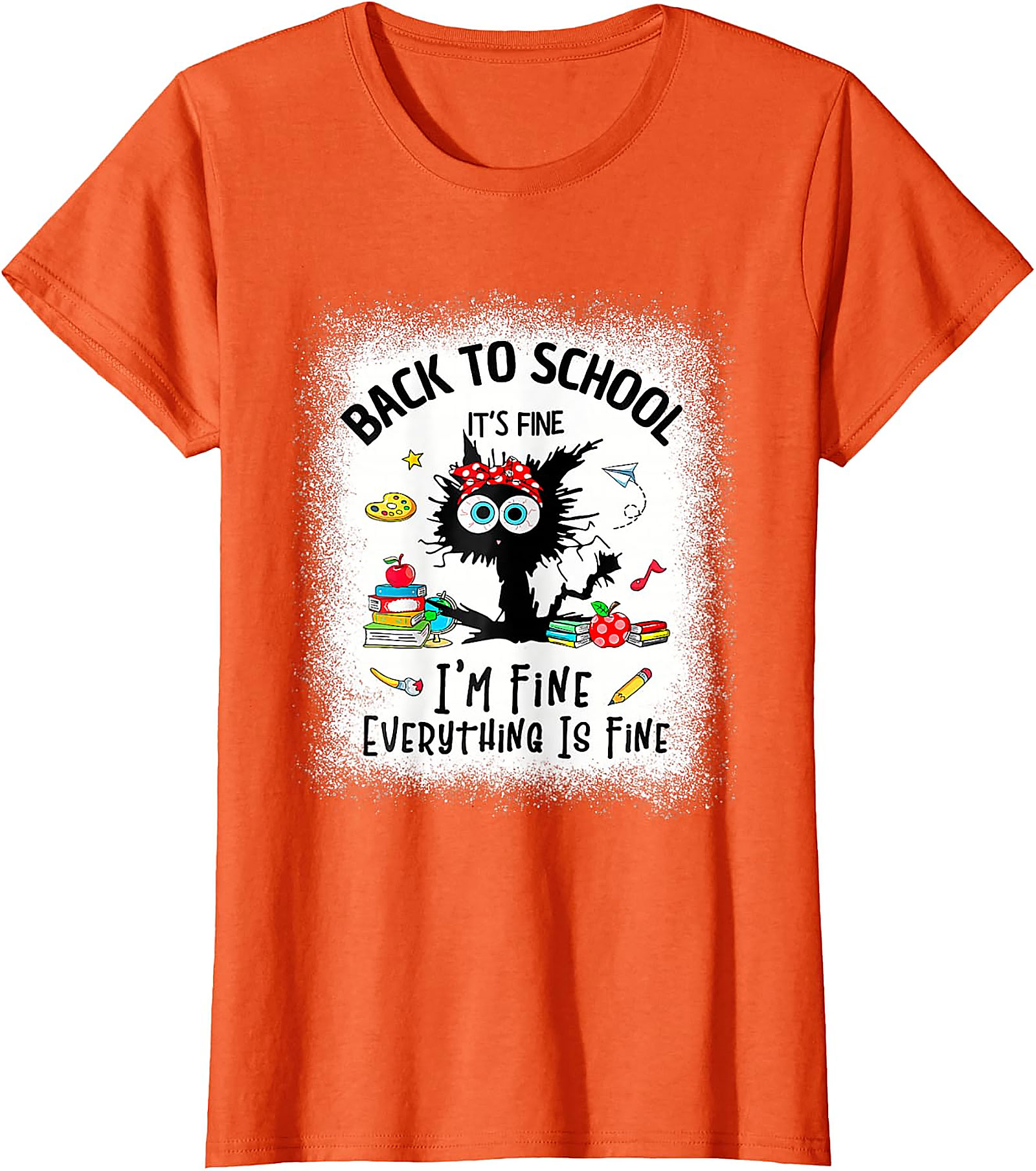Funny Back to School Teacher Shirt | Cat Graphic Tee