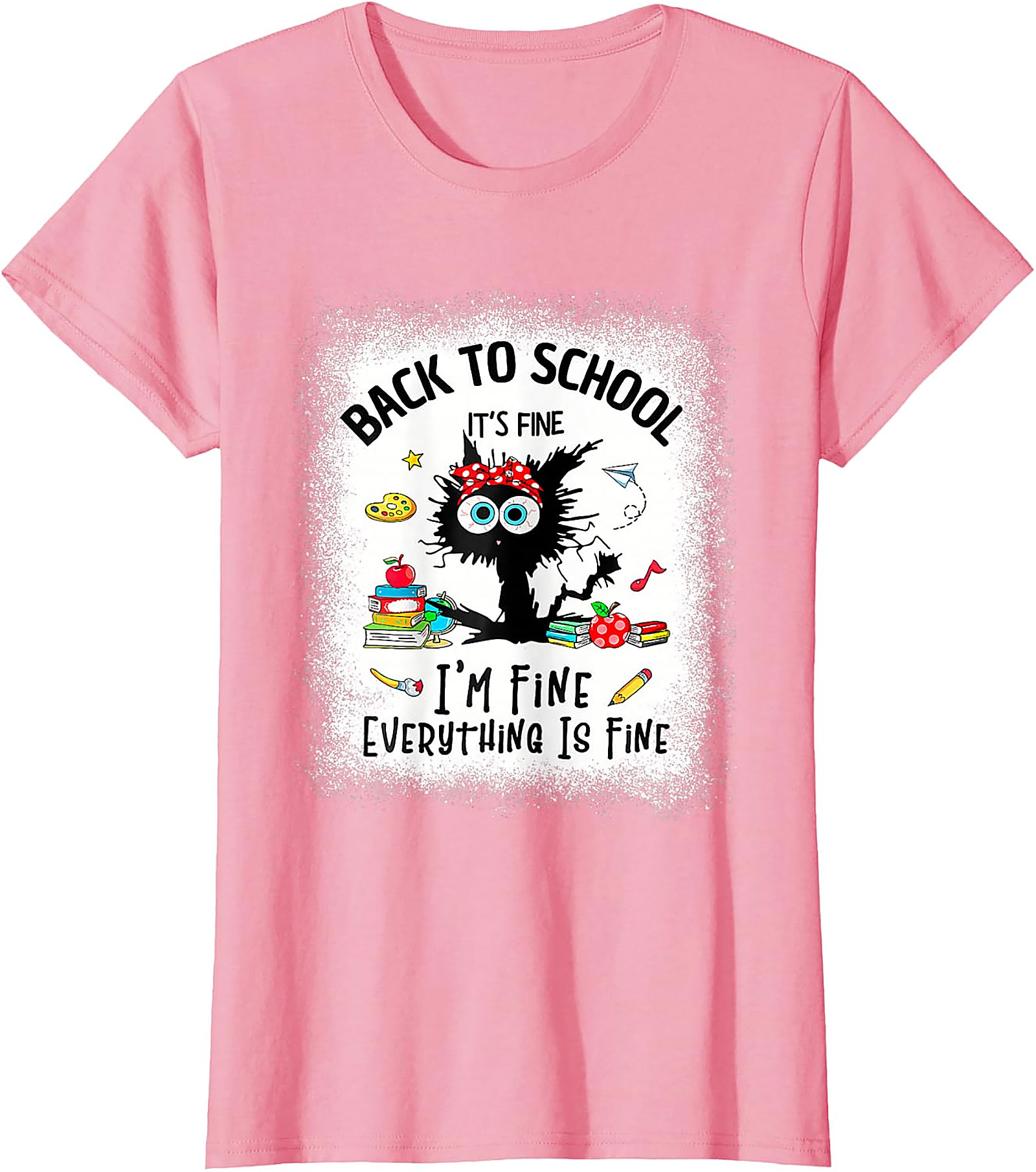 Funny Back to School Teacher Shirt | Cat Graphic Tee