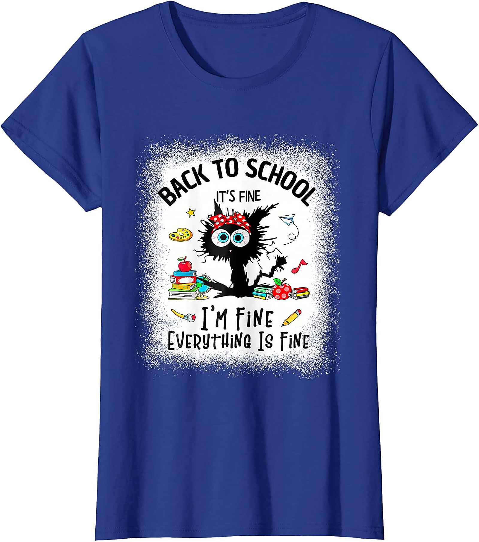 Funny Back to School Teacher Shirt | Cat Graphic Tee