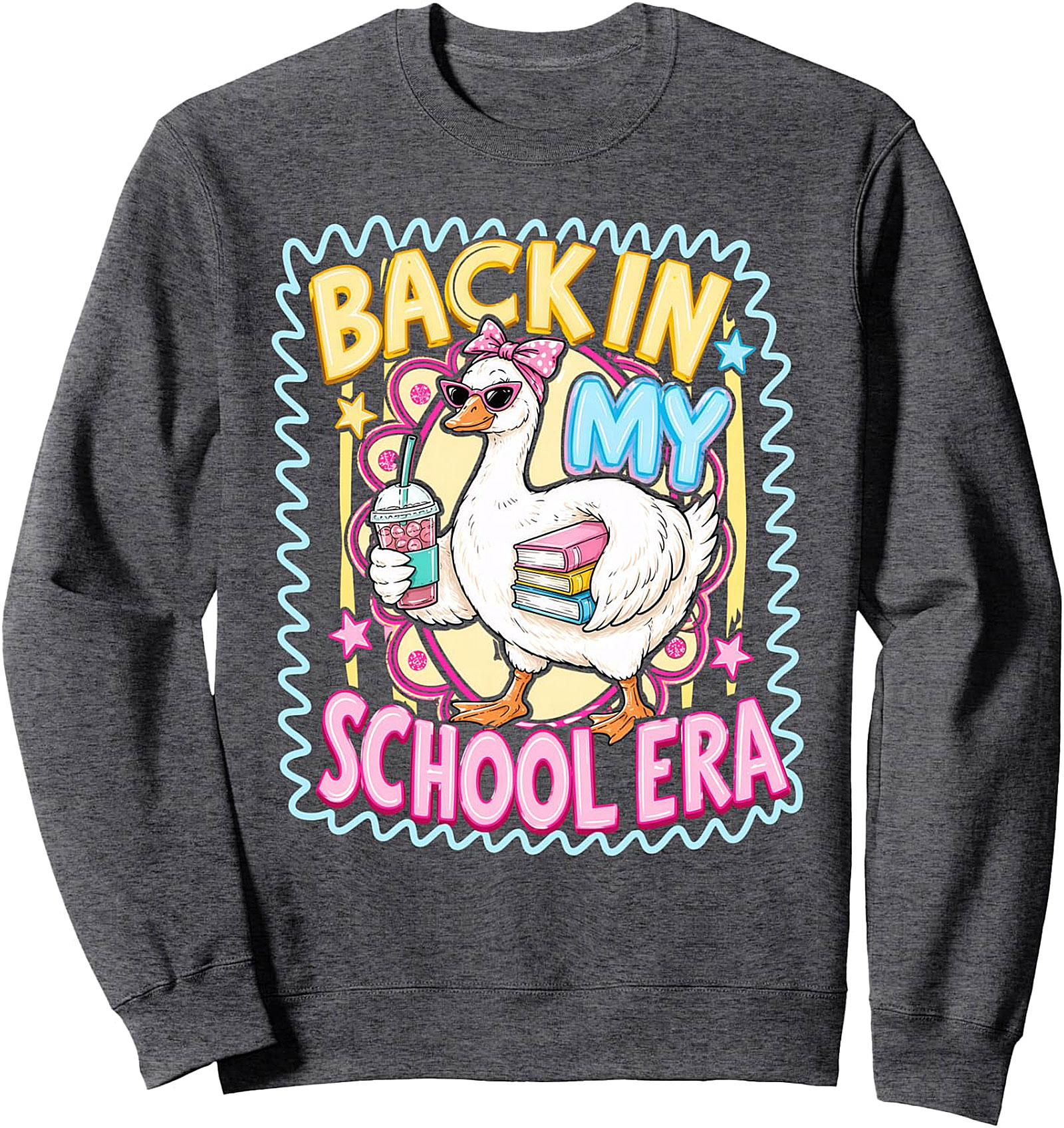 Goose Back To School Sweatshirt | Retro School Era Crewneck