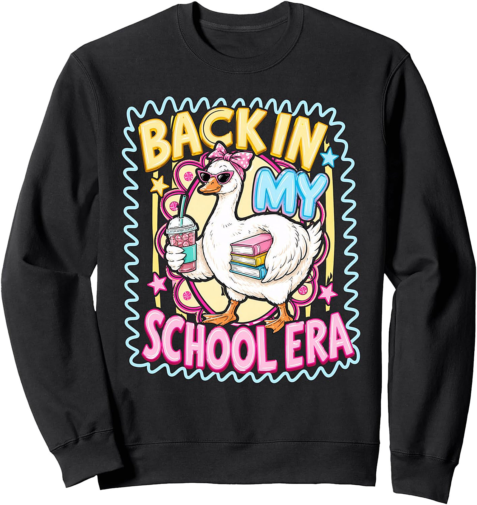 Goose Back To School Sweatshirt | Retro School Era Crewneck
