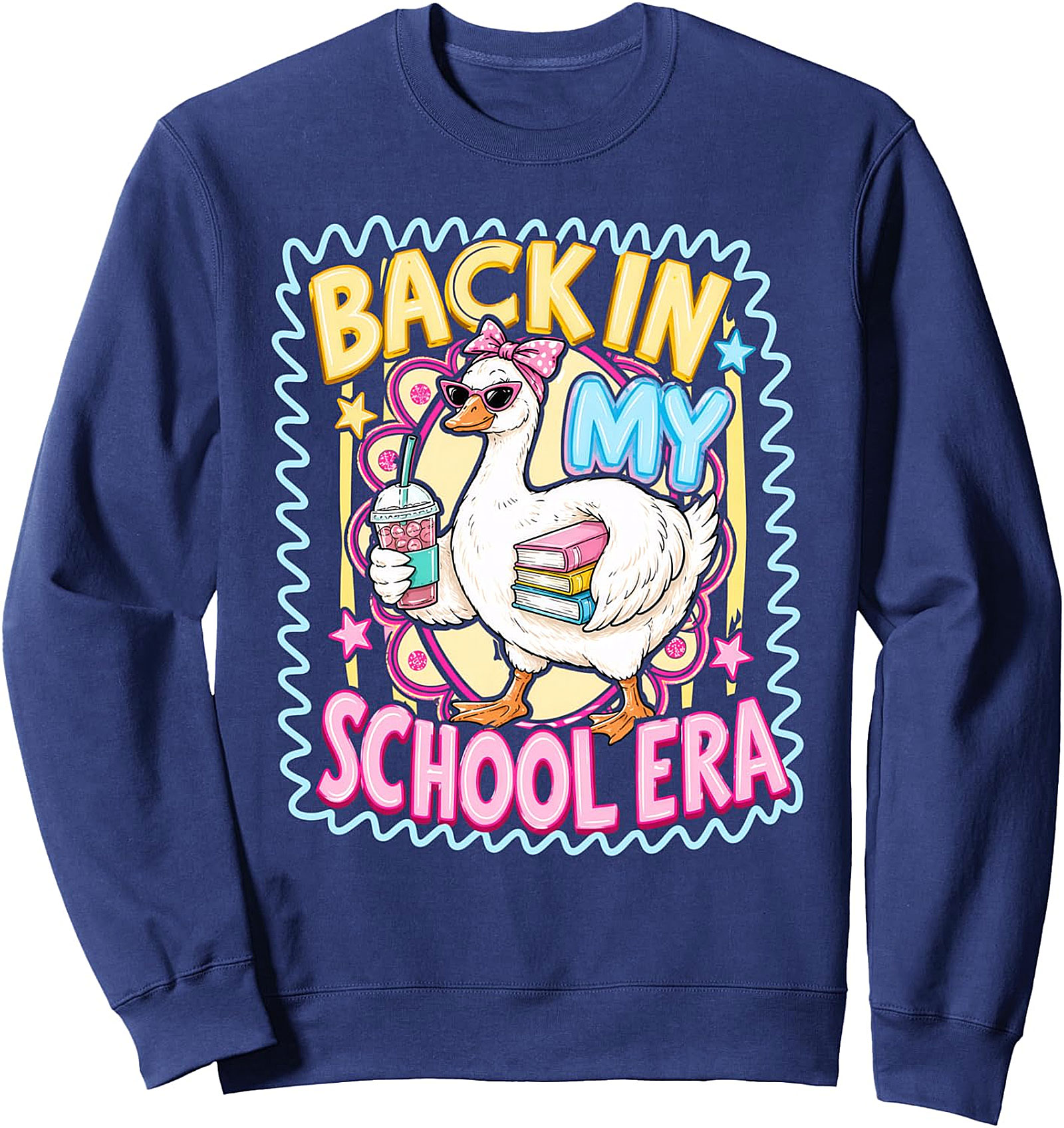 Goose Back To School Sweatshirt | Retro School Era Crewneck