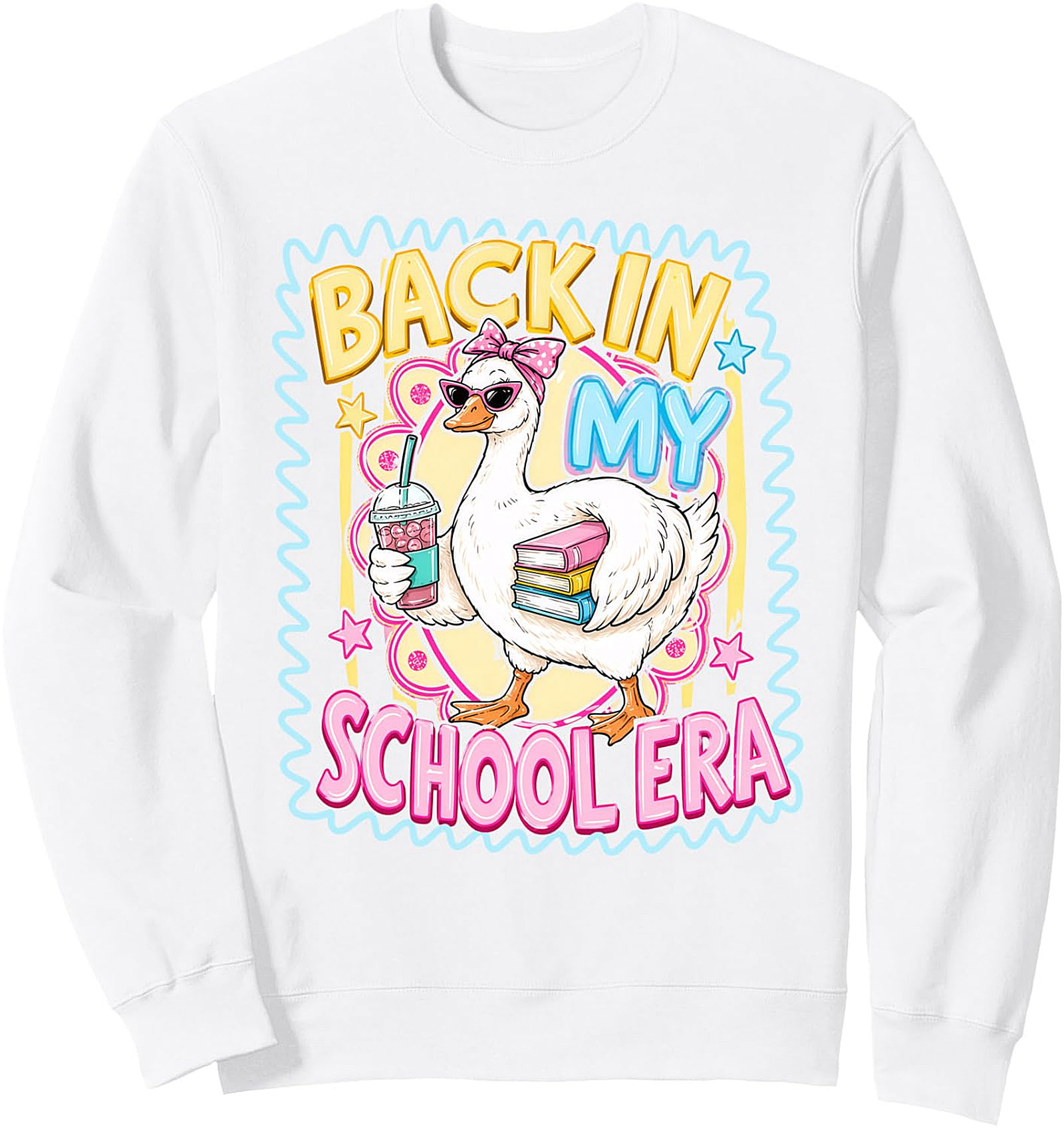 Goose Back To School Sweatshirt | Retro School Era Crewneck