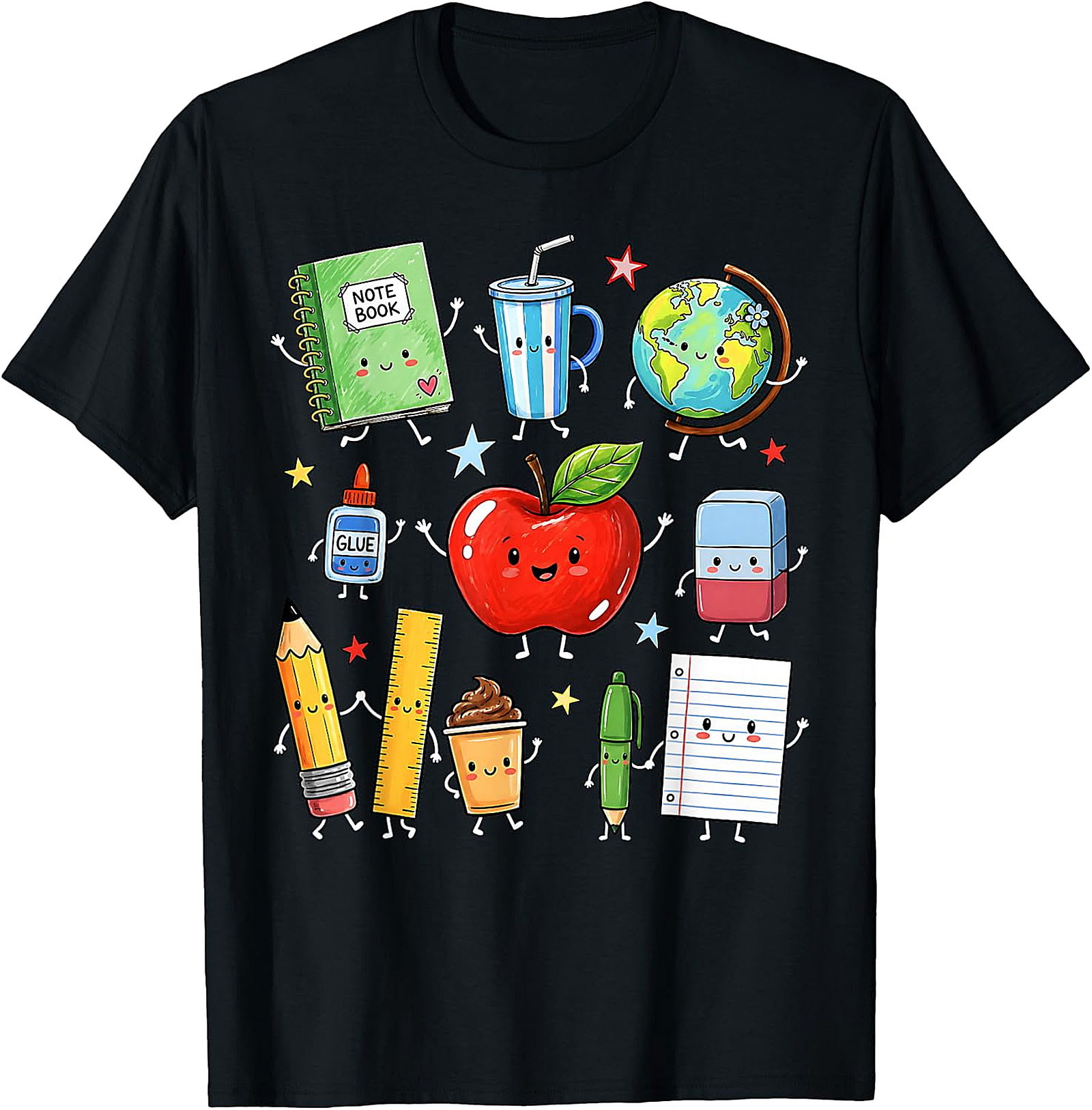 Cute School Supplies T-Shirt | Back to School Teacher Tee