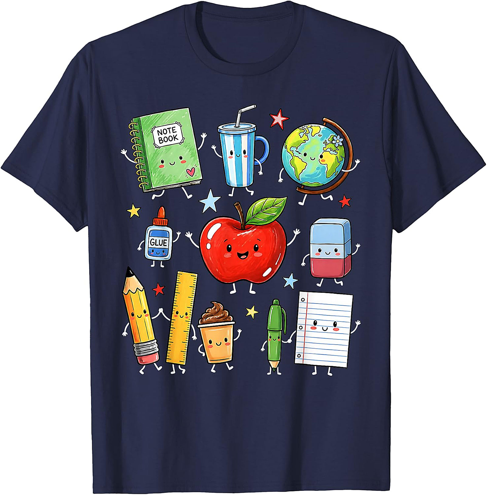 Cute School Supplies T-Shirt | Back to School Teacher Tee