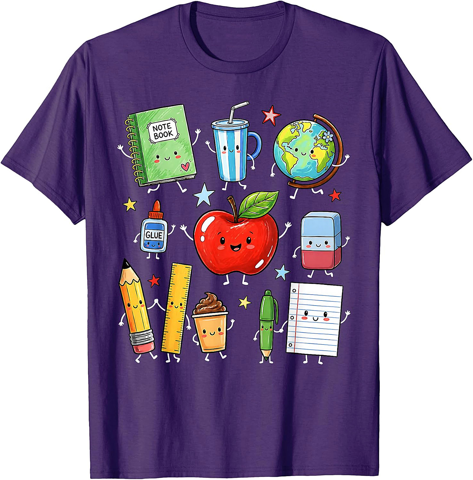 Cute School Supplies T-Shirt | Back to School Teacher Tee