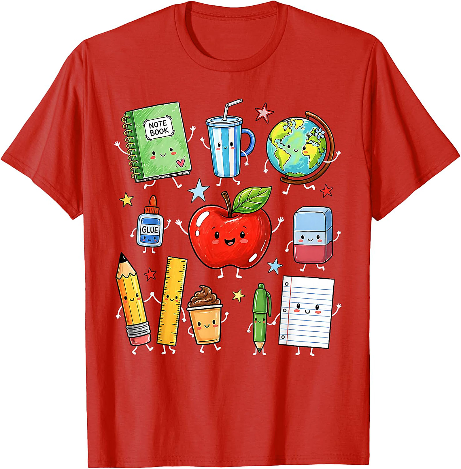 Cute School Supplies T-Shirt | Back to School Teacher Tee