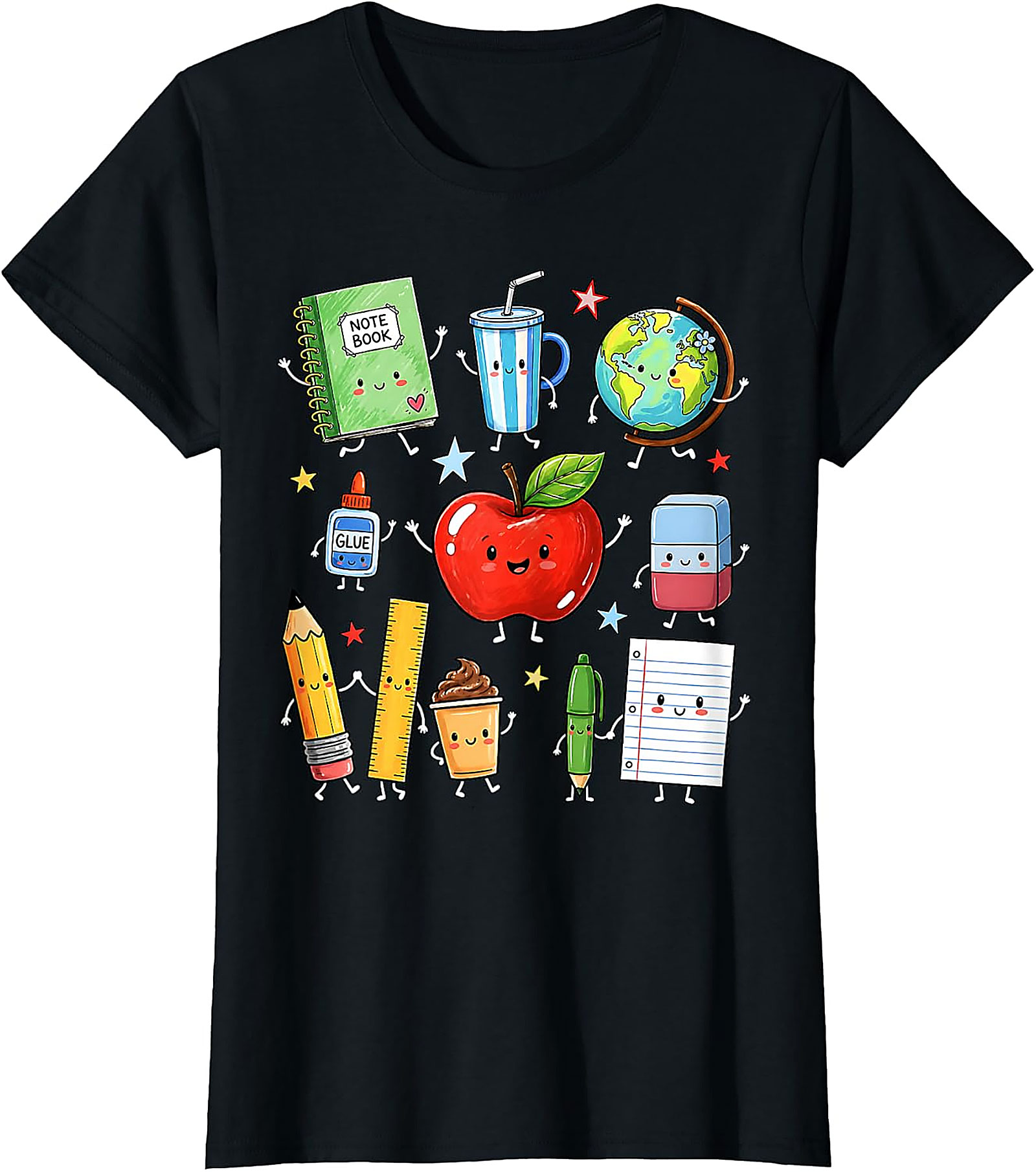 Cute School Supplies T-Shirt | Back to School Teacher Tee