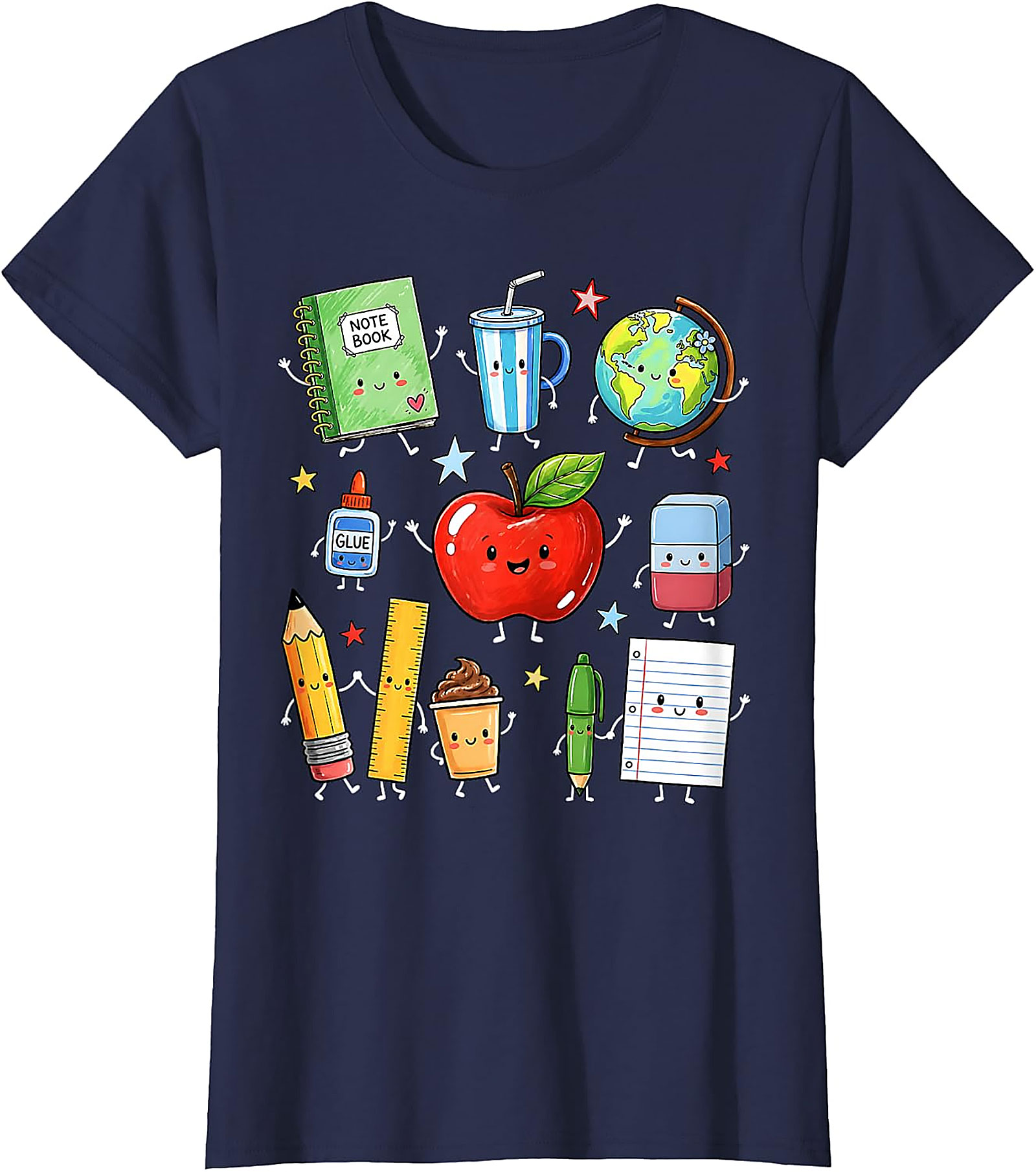 Cute School Supplies T-Shirt | Back to School Teacher Tee