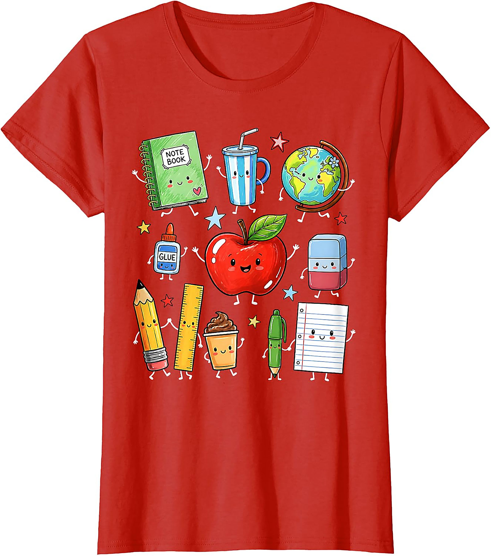 Cute School Supplies T-Shirt | Back to School Teacher Tee