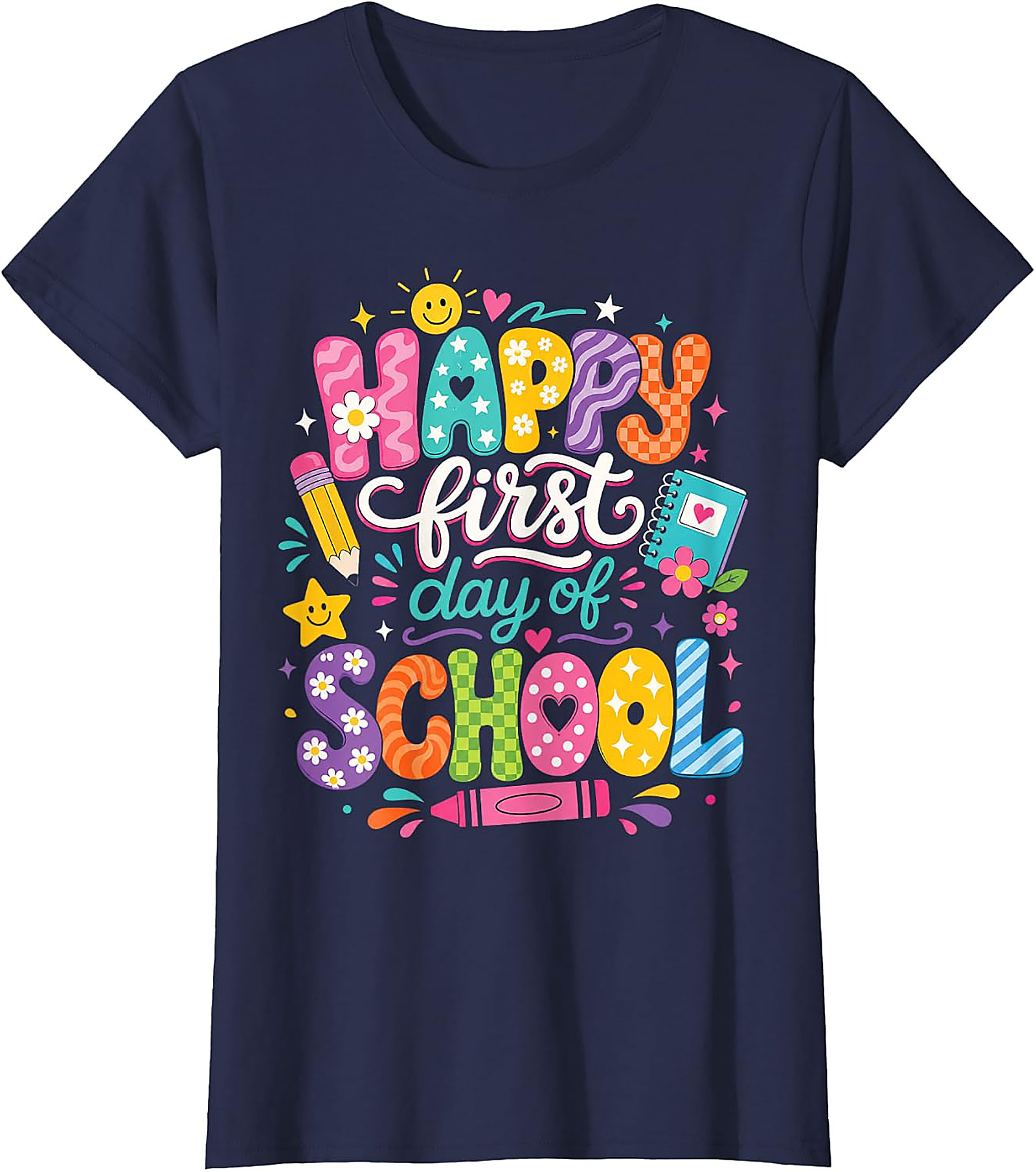 Happy First Day of School T-Shirt | Fun Teacher & Kids Tee