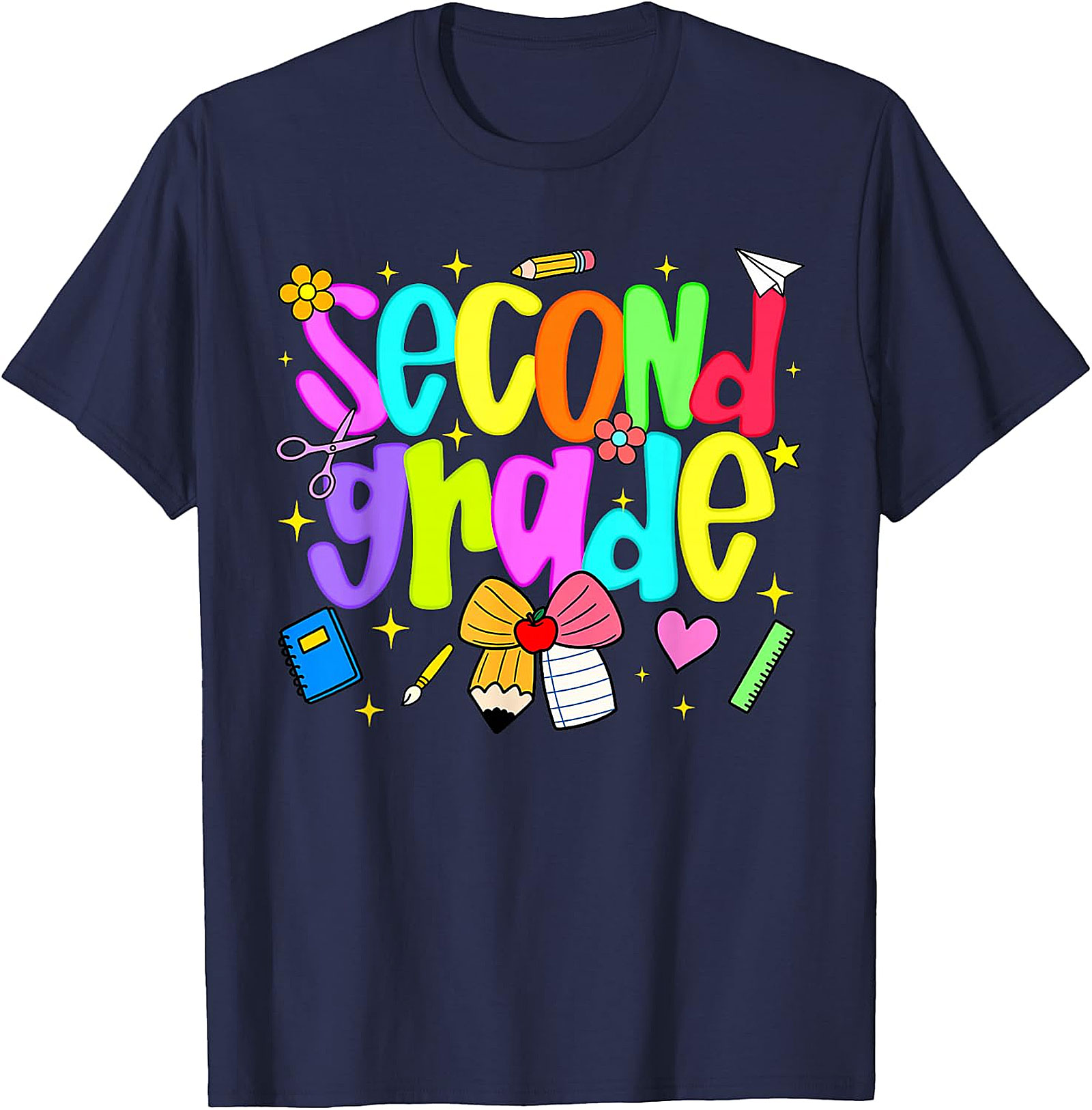 Second Grade Back to School T-Shirt | Teacher & Student Tee