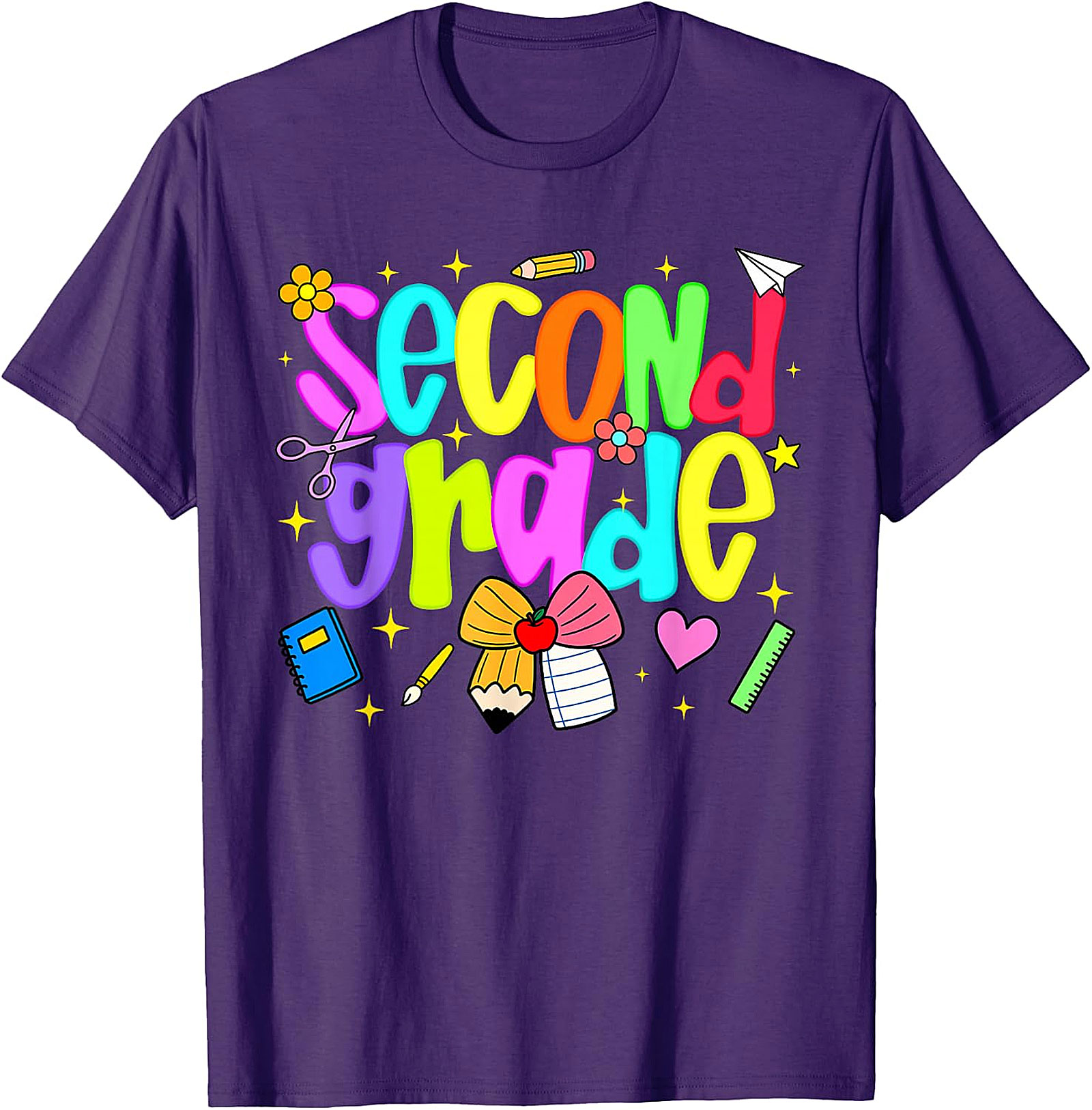 Second Grade Back to School T-Shirt | Teacher & Student Tee