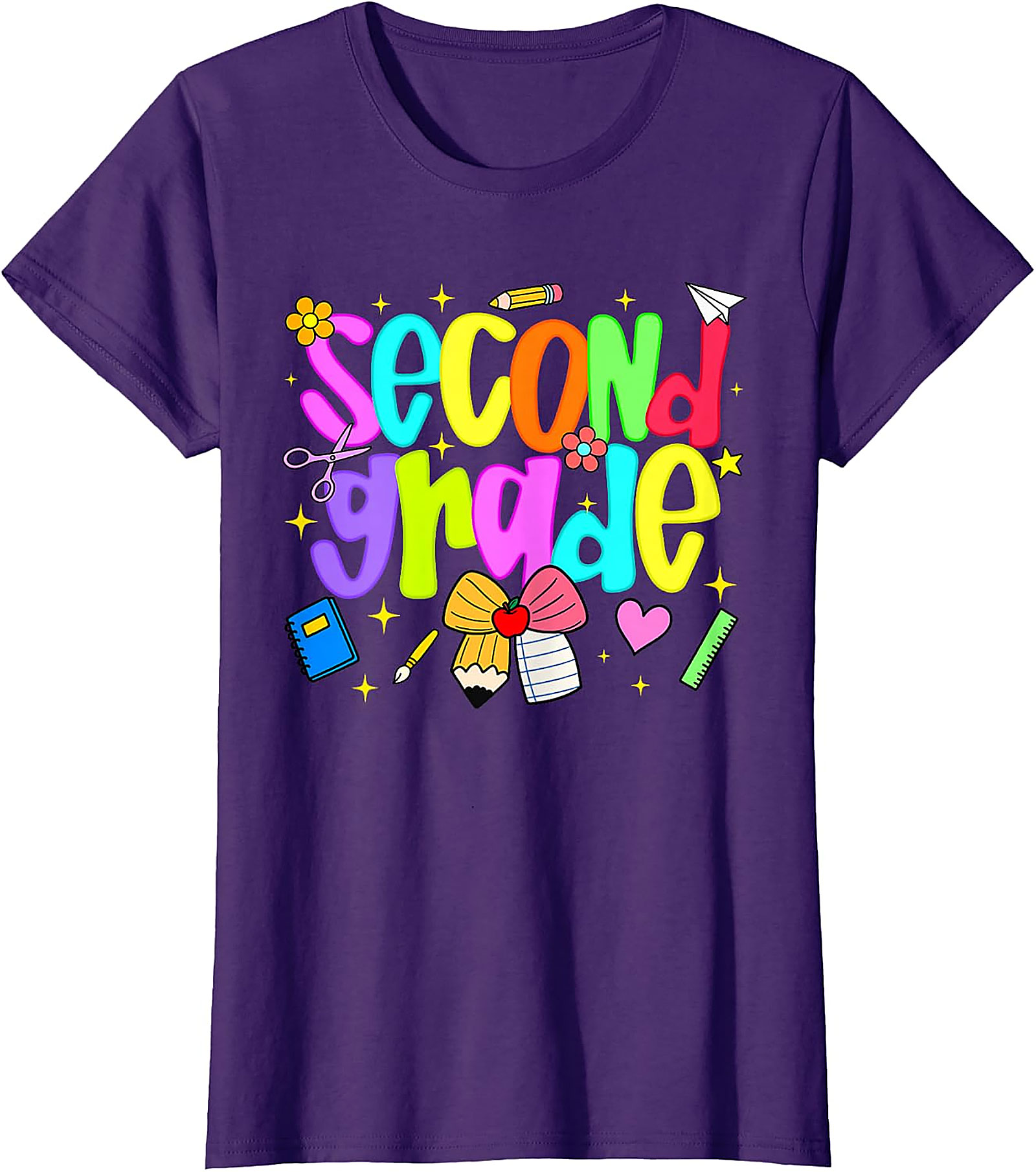 Second Grade Back to School T-Shirt | Teacher & Student Tee