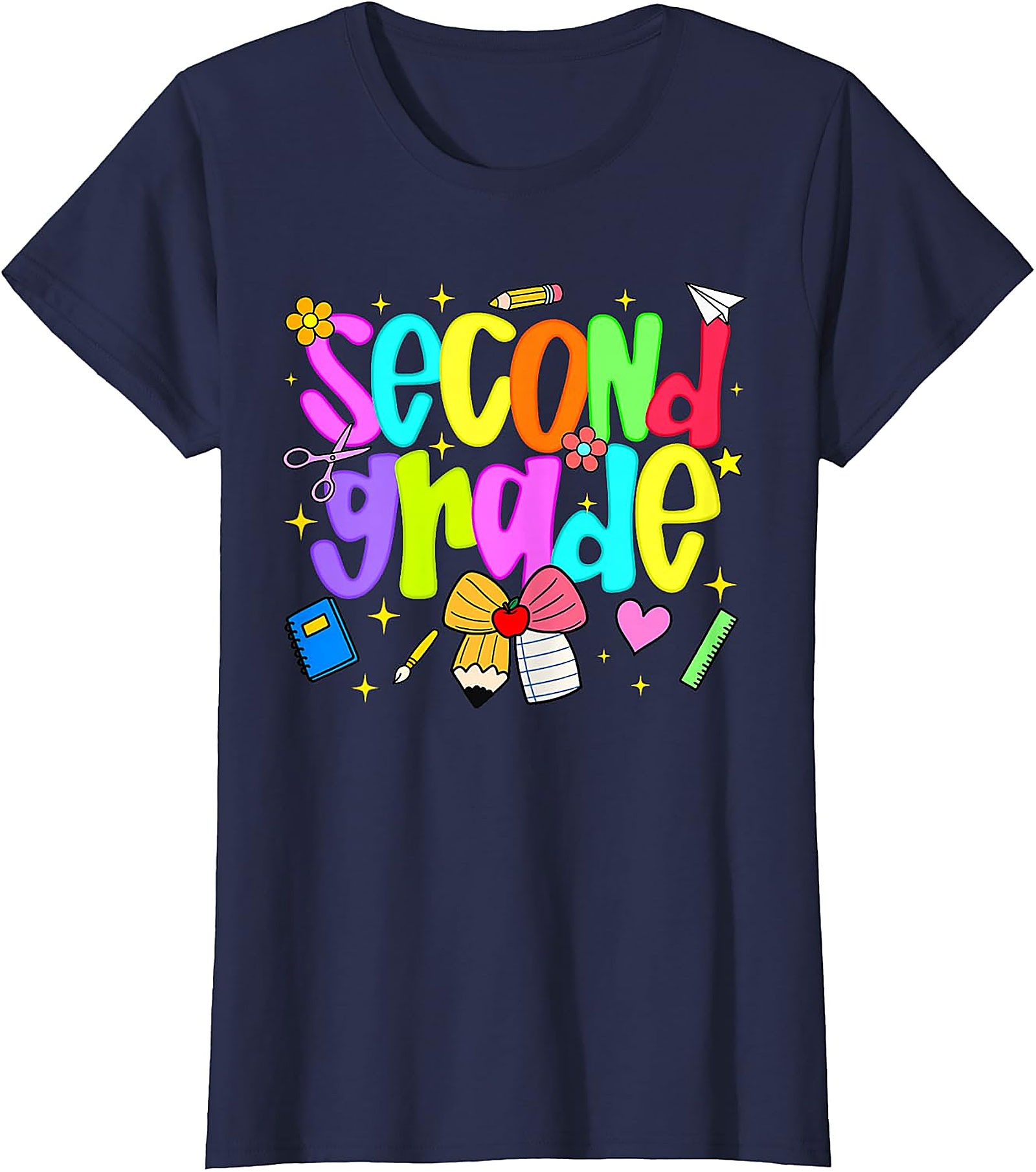 Second Grade Back to School T-Shirt | Teacher & Student Tee