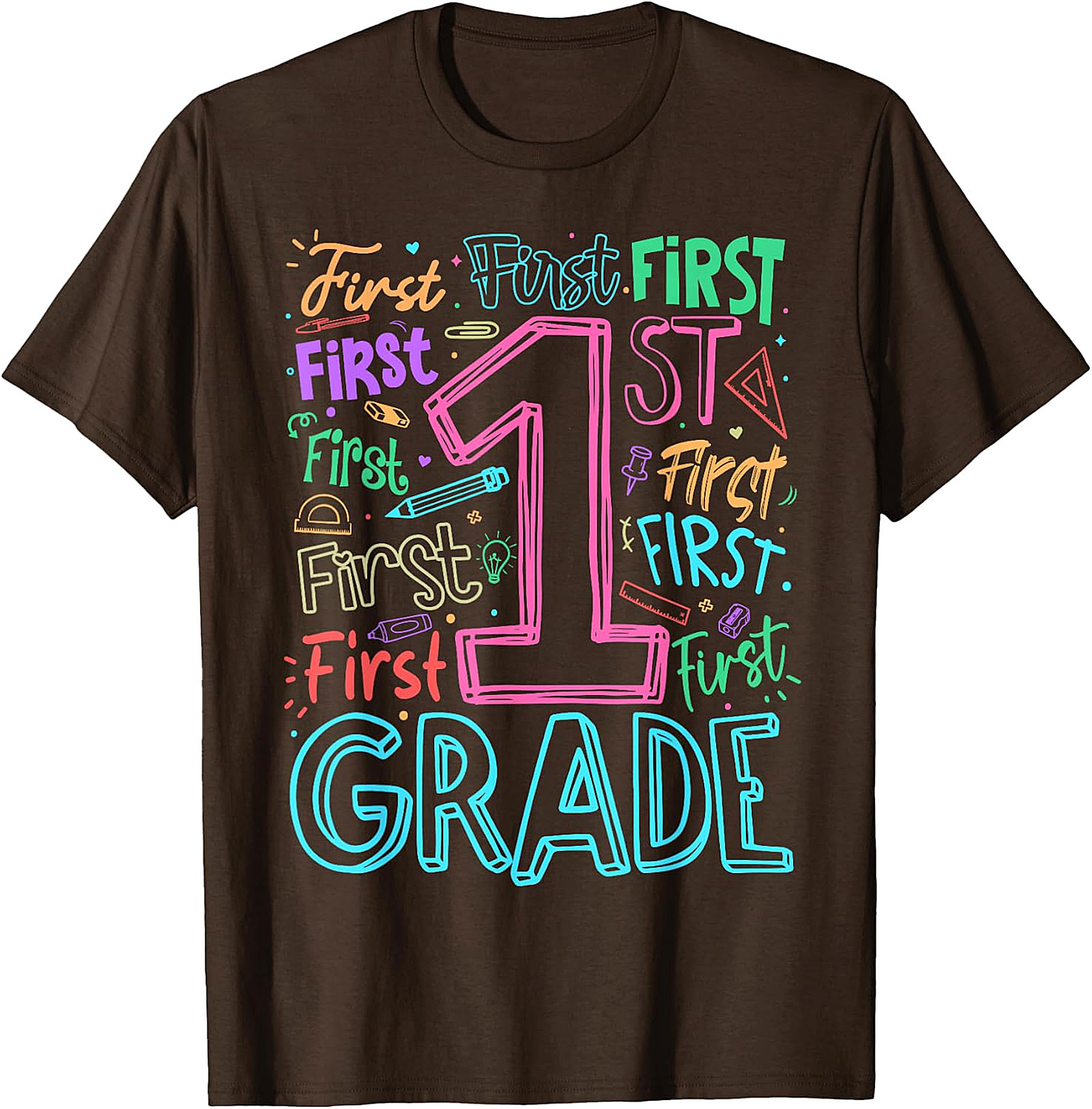 1st Grade Teacher Back to School T-Shirt | Fun Graphic Tee