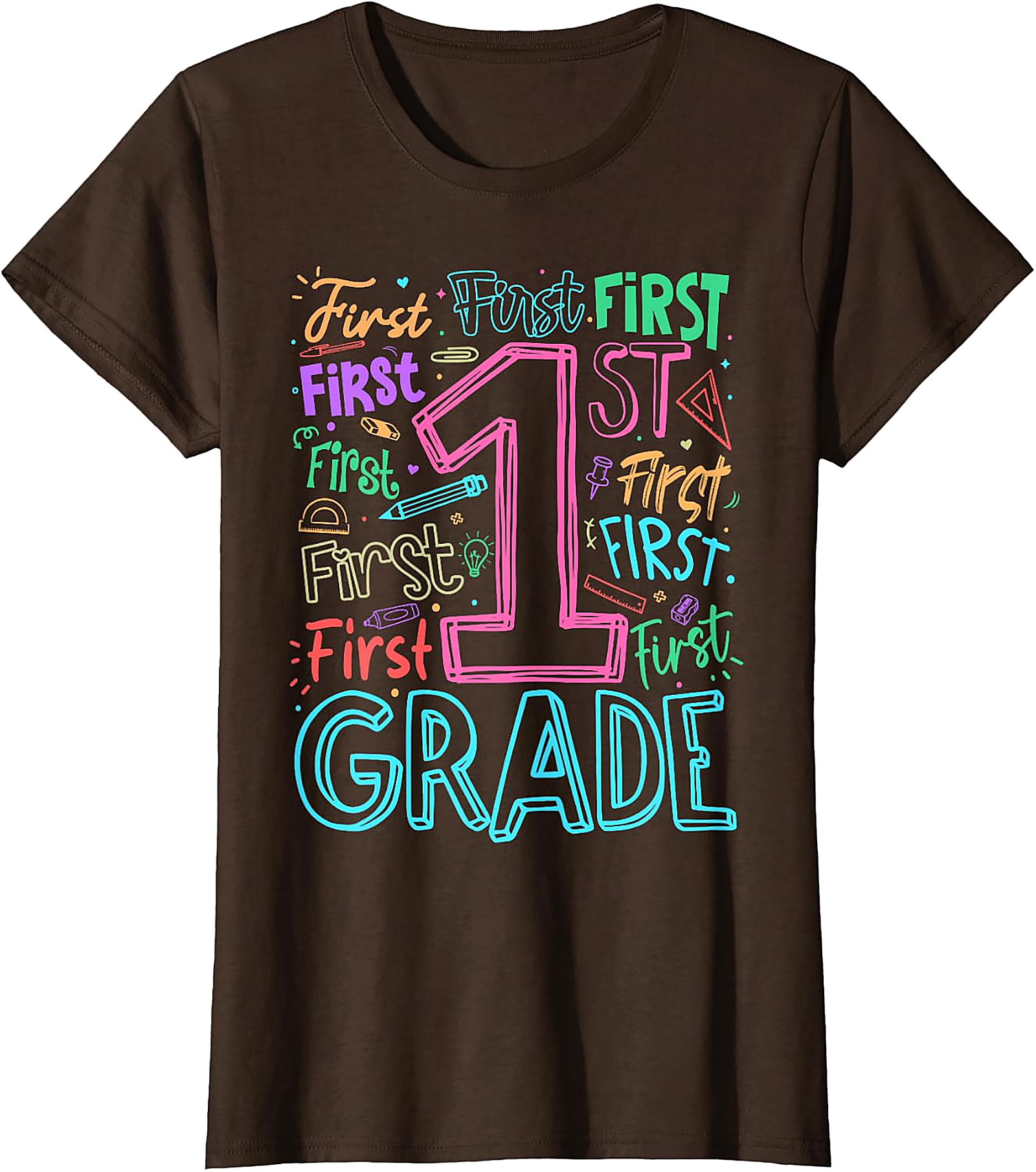1st Grade Teacher Back to School T-Shirt | Fun Graphic Tee