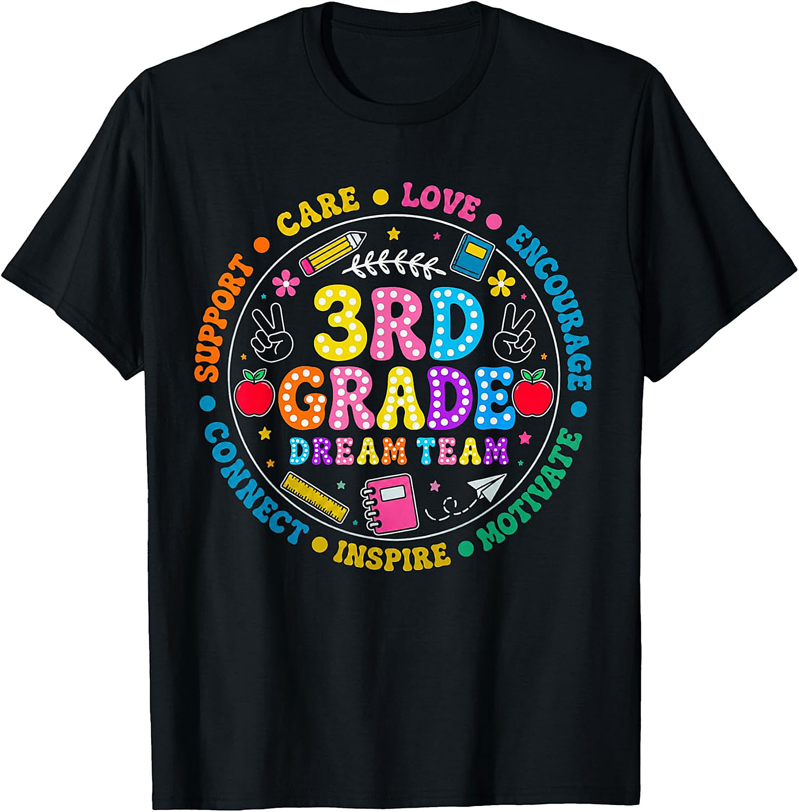 3rd Grade Dream Team T-Shirt | Back to School Teacher Tee
