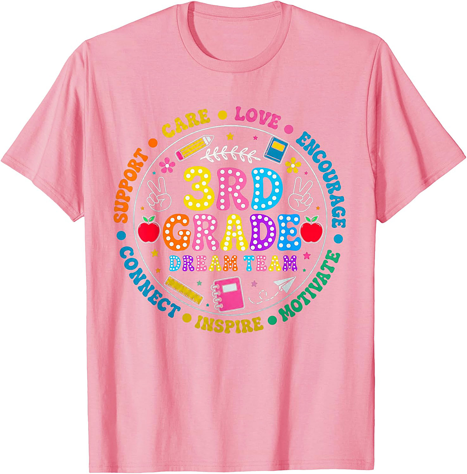 3rd Grade Dream Team T-Shirt | Back to School Teacher Tee