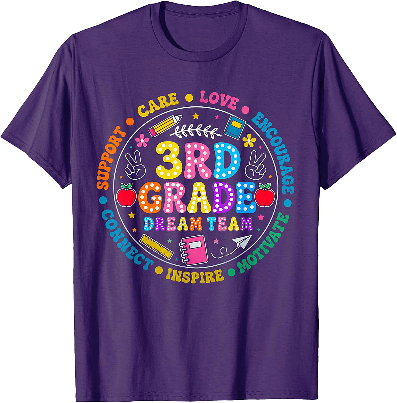 3rd Grade Dream Team T-Shirt | Back to School Teacher Tee